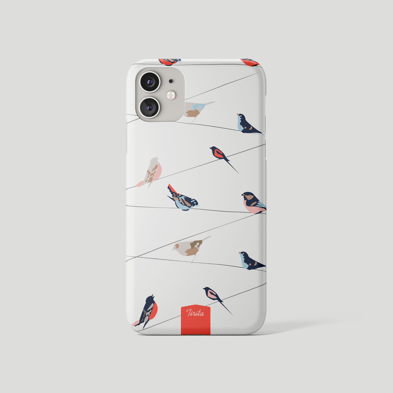 Tirita Phone Case for iPhone 16 15 14 13 11 12 7 SE X 6S XR Shabby Chic Owl Bird - Picture 2 of 18