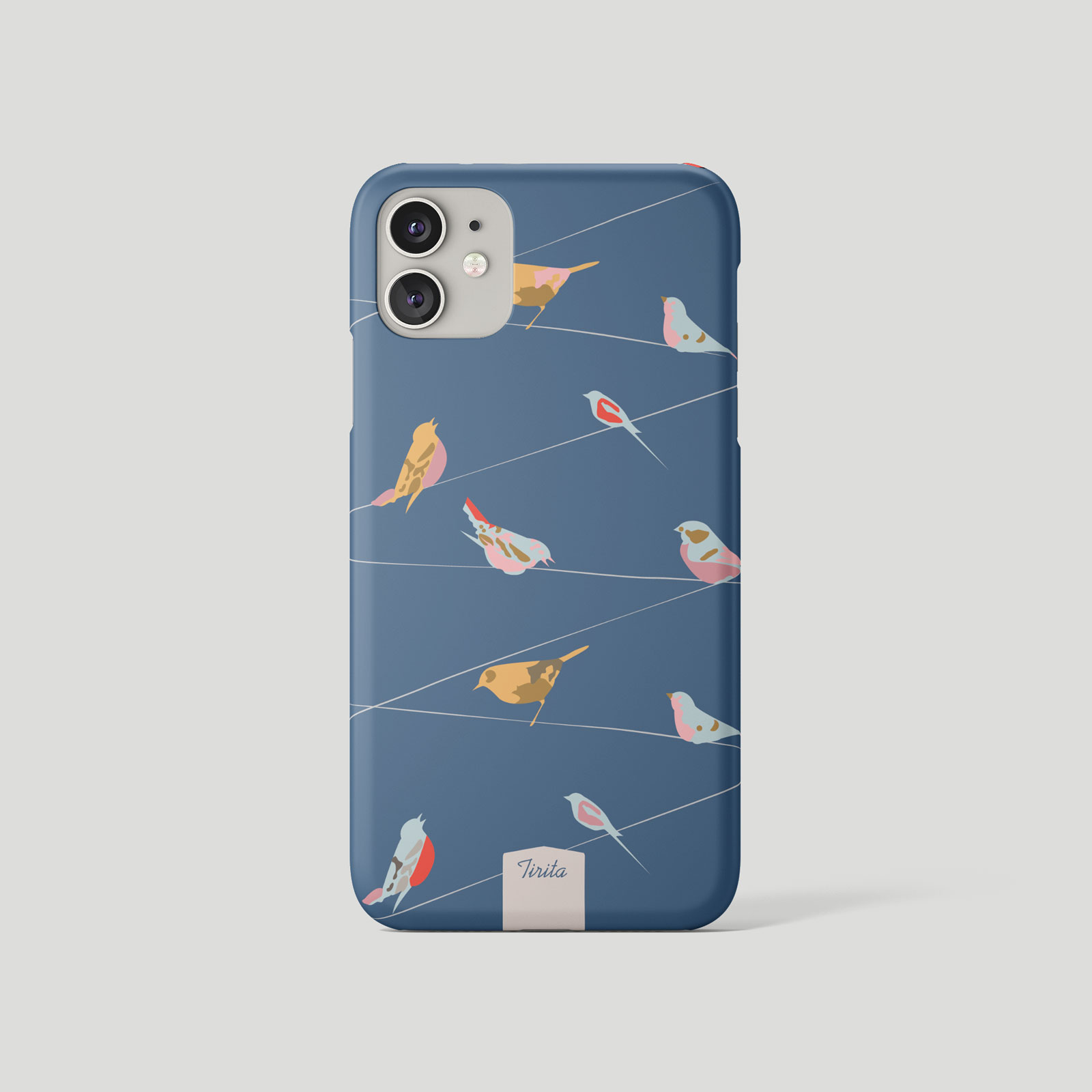 Tirita Phone Case for iPhone 16 15 14 13 11 12 7 SE X 6S XR Shabby Chic Owl Bird - Picture 4 of 18