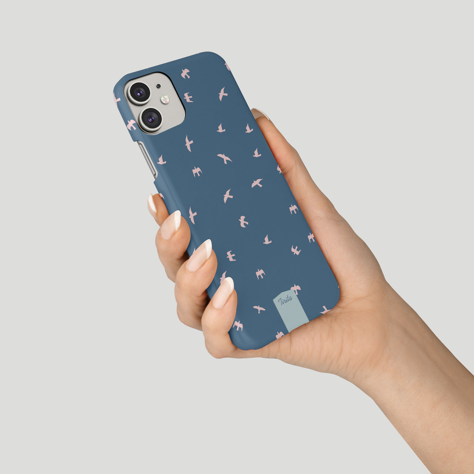 Tirita Phone Case for iPhone 16 15 14 13 11 12 7 SE X 6S XR Shabby Chic Owl Bird - Picture 7 of 18