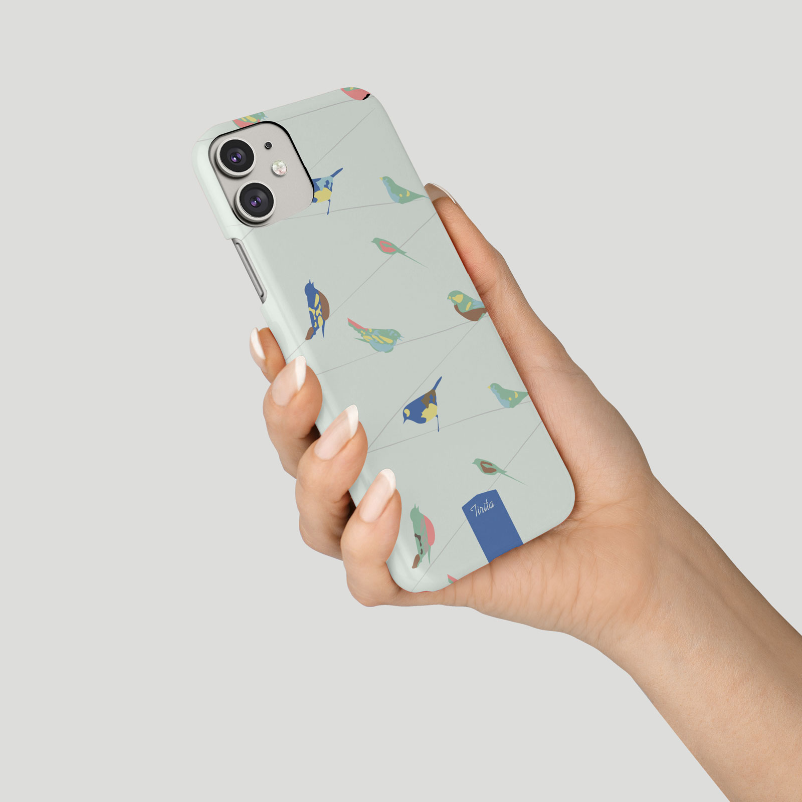 Tirita Phone Case for iPhone 16 15 14 13 11 12 7 SE X 6S XR Shabby Chic Owl Bird - Picture 9 of 18