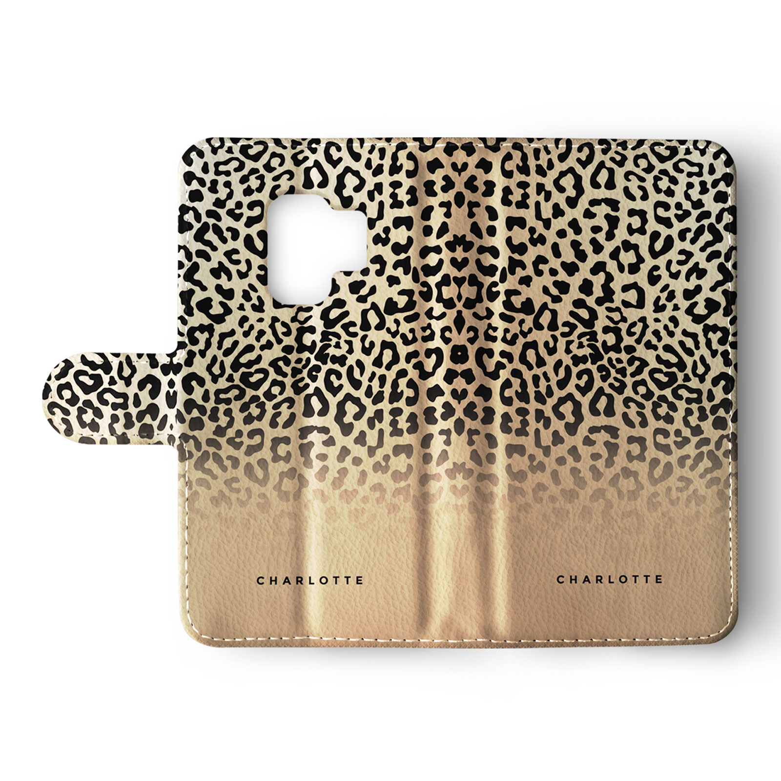 Tirita Personalised Wallet Flip Case for Samsung S23 S22 S20 Animal Print Ombre - Picture 6 of 26