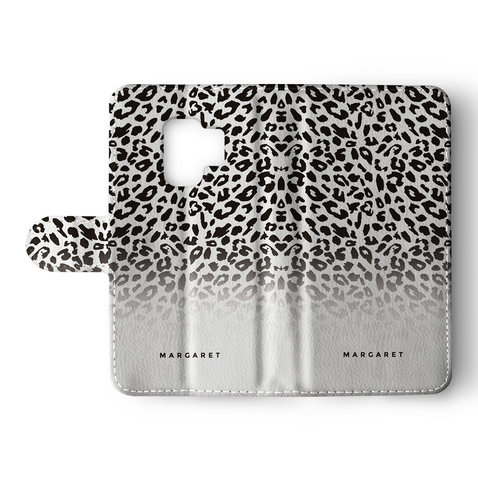 Tirita Personalised Wallet Flip Case for Samsung S23 S22 S20 Animal Print Ombre - Picture 12 of 26
