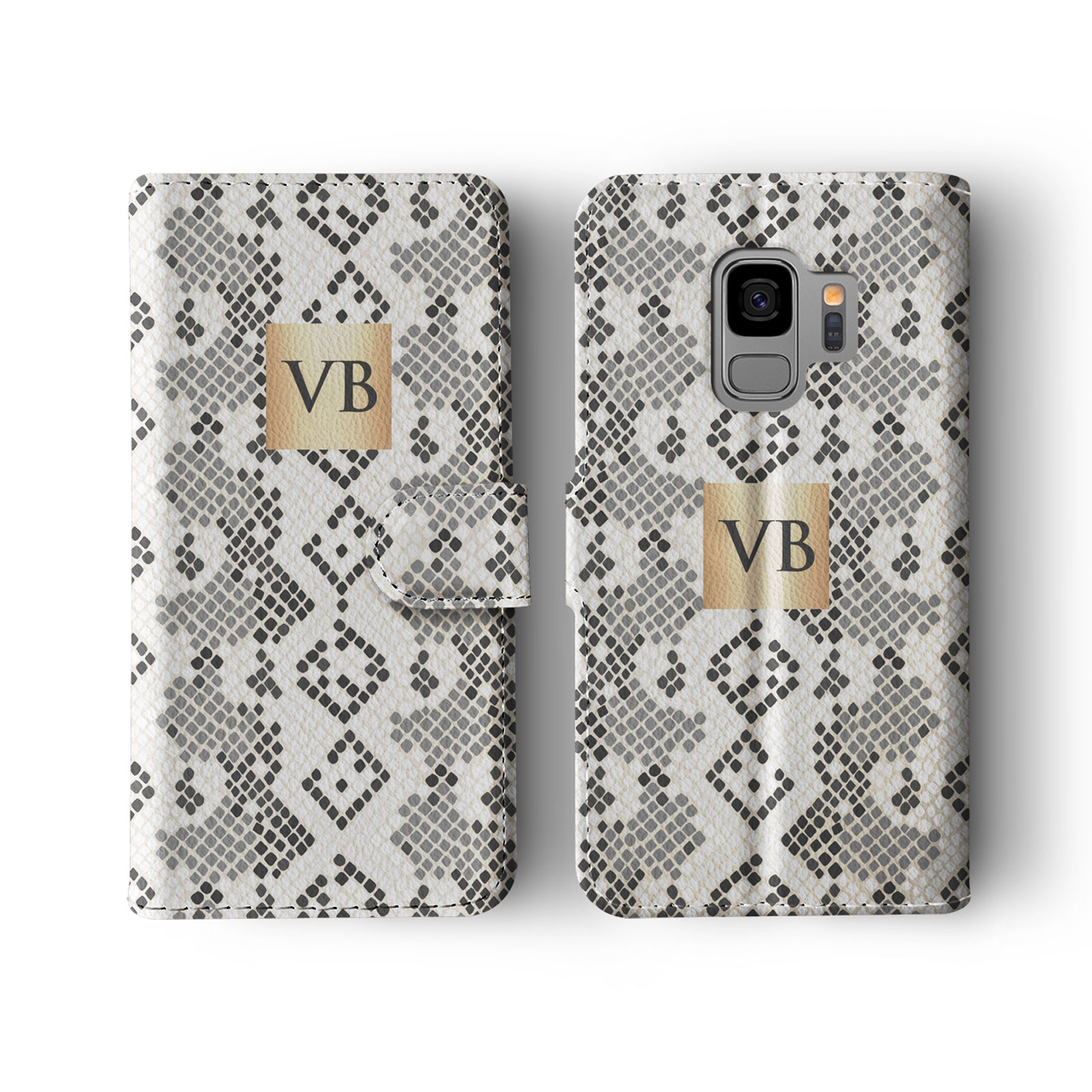 Tirita Personalised Wallet Flip Case for Samsung S23 S22 S20 Animal Print Ombre - Picture 17 of 26