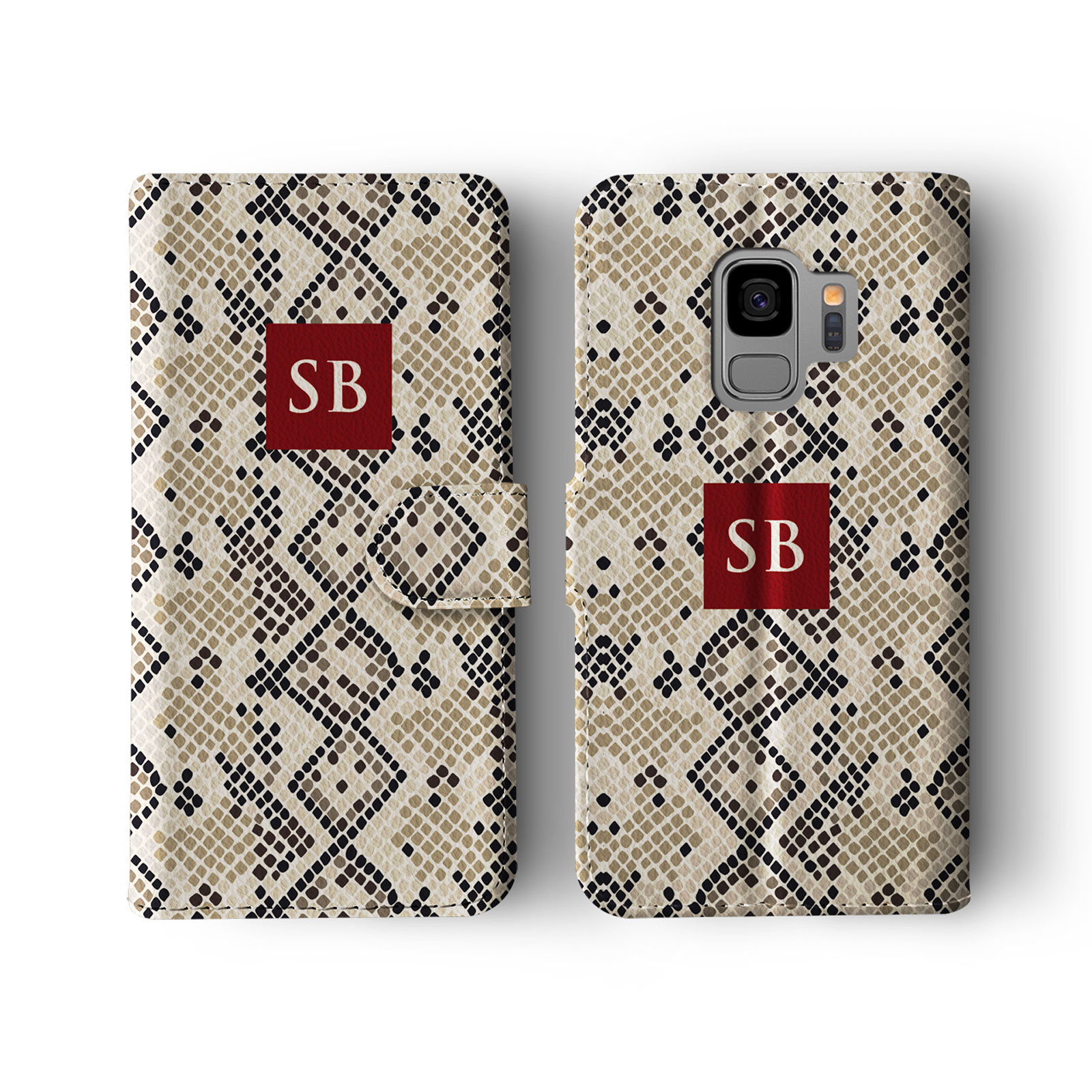 Tirita Personalised Wallet Flip Case for Samsung S23 S22 S20 Animal Print Ombre - Picture 23 of 26