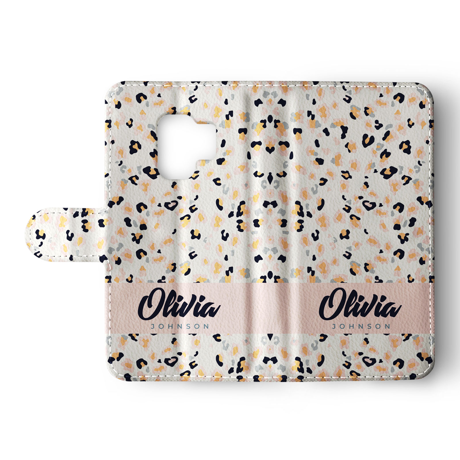 Tirita Personalised Wallet Flip Case for Samsung S23 S22 S20 Skin Animal Print - Picture 3 of 26