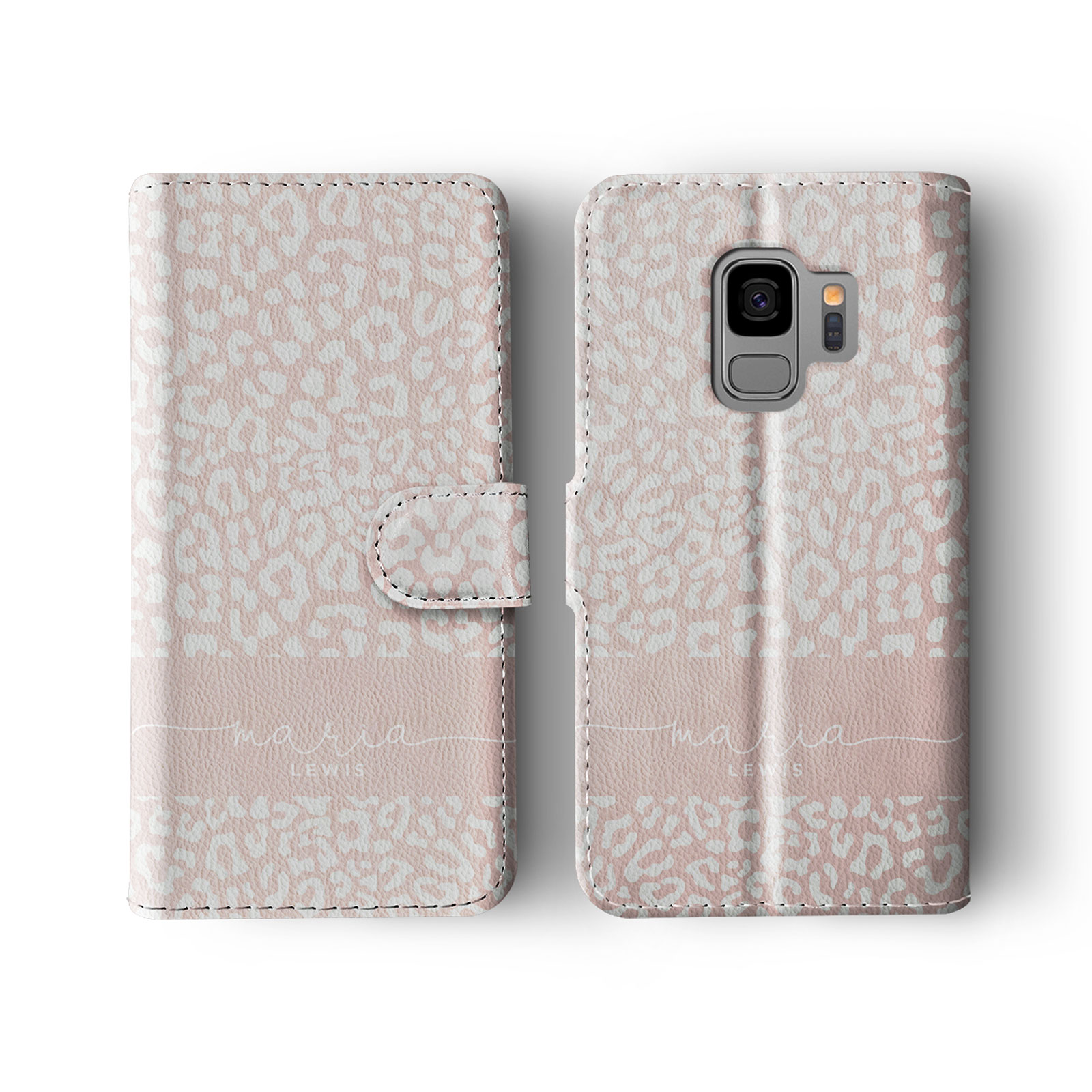 Tirita Personalised Wallet Flip Case for Samsung S23 S22 S20 Skin Animal Print - Picture 11 of 26