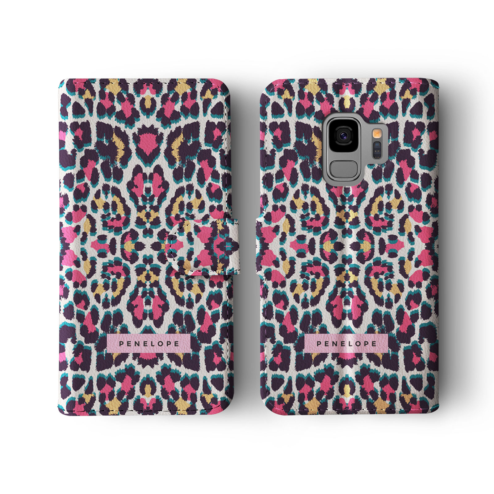 Tirita Personalised Wallet Flip Case for Samsung S23 S22 S20 Skin Animal Print - Picture 20 of 26