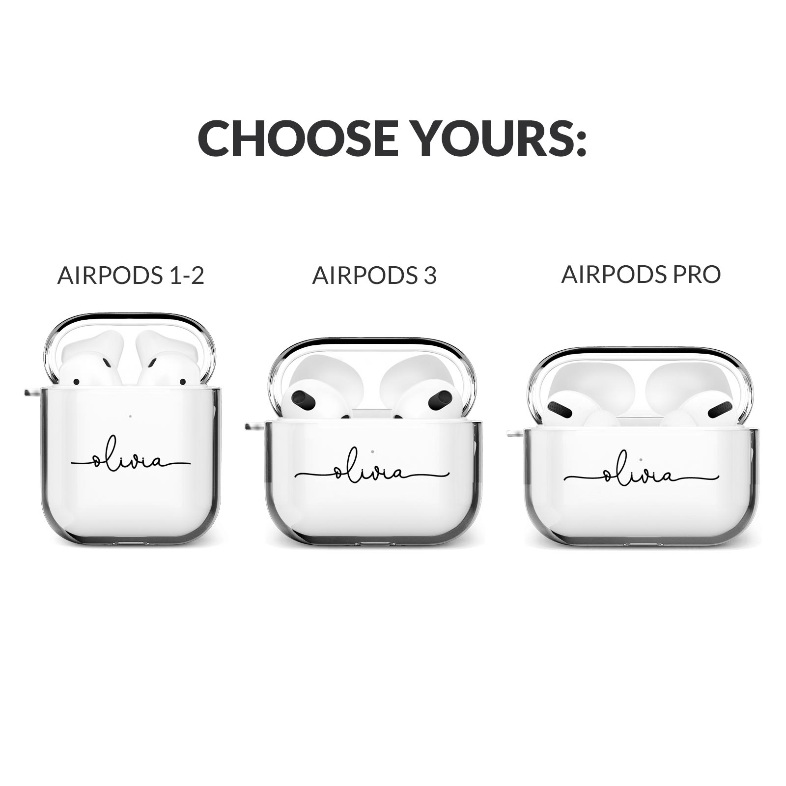 Personalised AirPods Case Cover 1 2 3 Pro Cute Designer For Girls for  Airpods