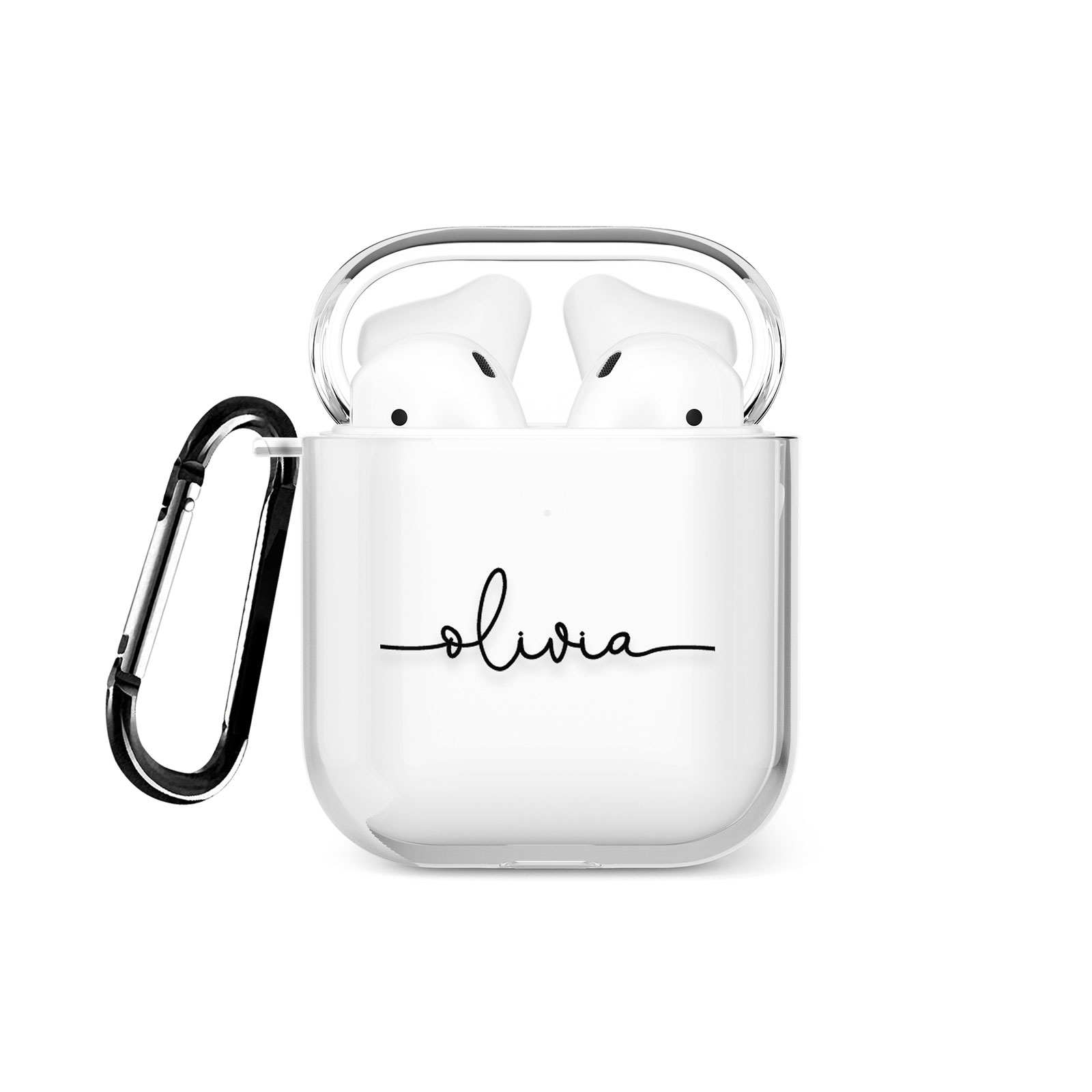 Custom Name Black CustomCustom Personalized Protective Cover Compatible with Your Airpod Pro Case 