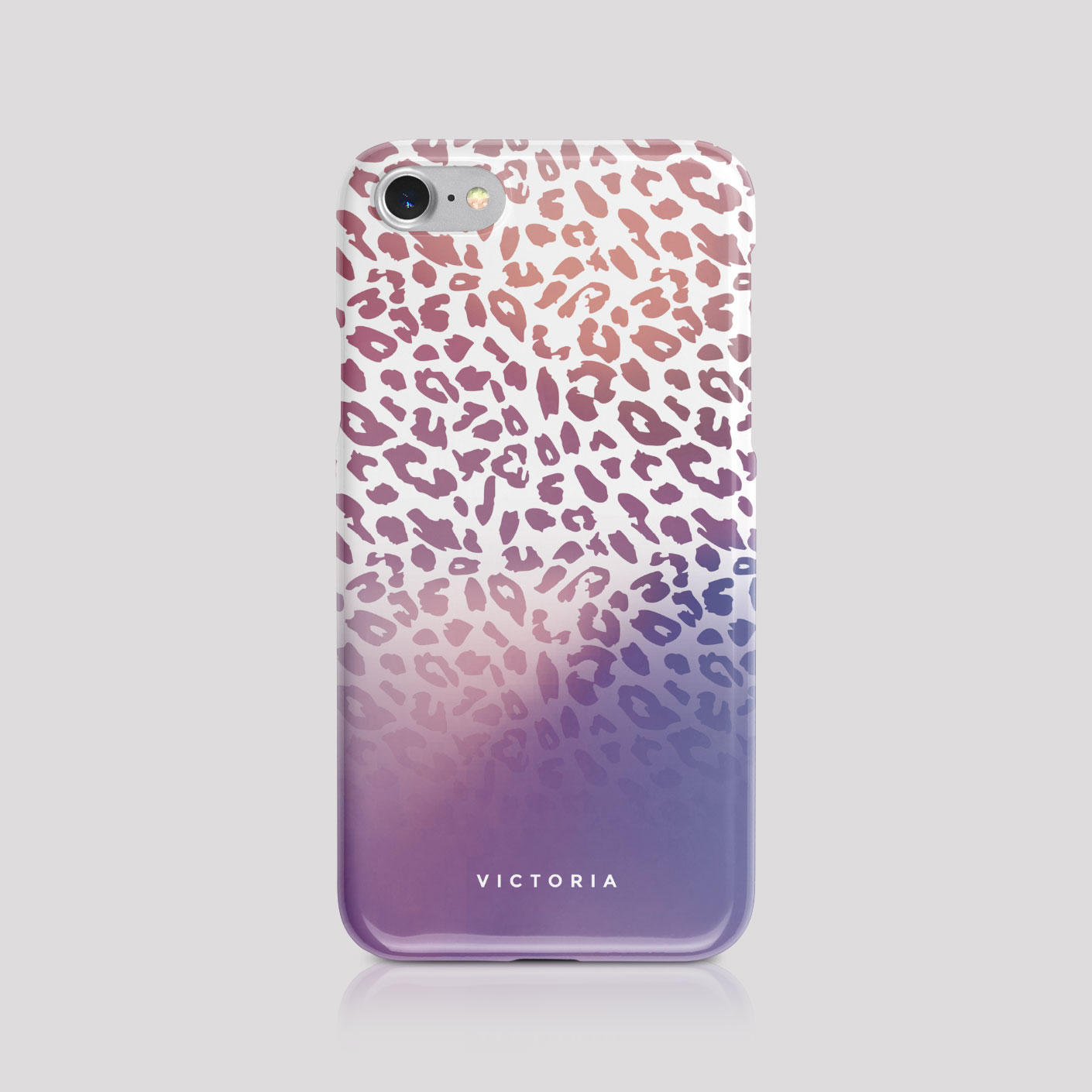 Personalised Phone Case Cover for iPhone Samsung Floral Animal Print Glitter - Picture 14 of 24