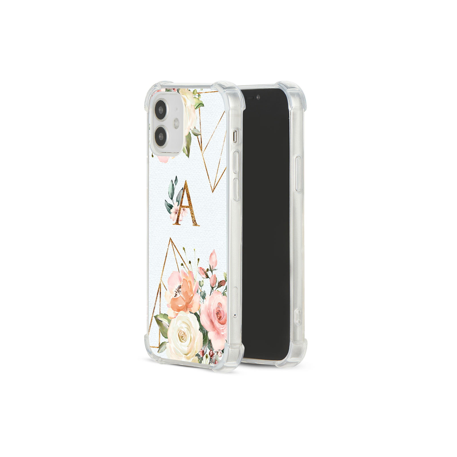 Tirita Personalised Phone Case Shockproof for iPhone 12 8 SE 6 Floral Leopard - Picture 11 of 82