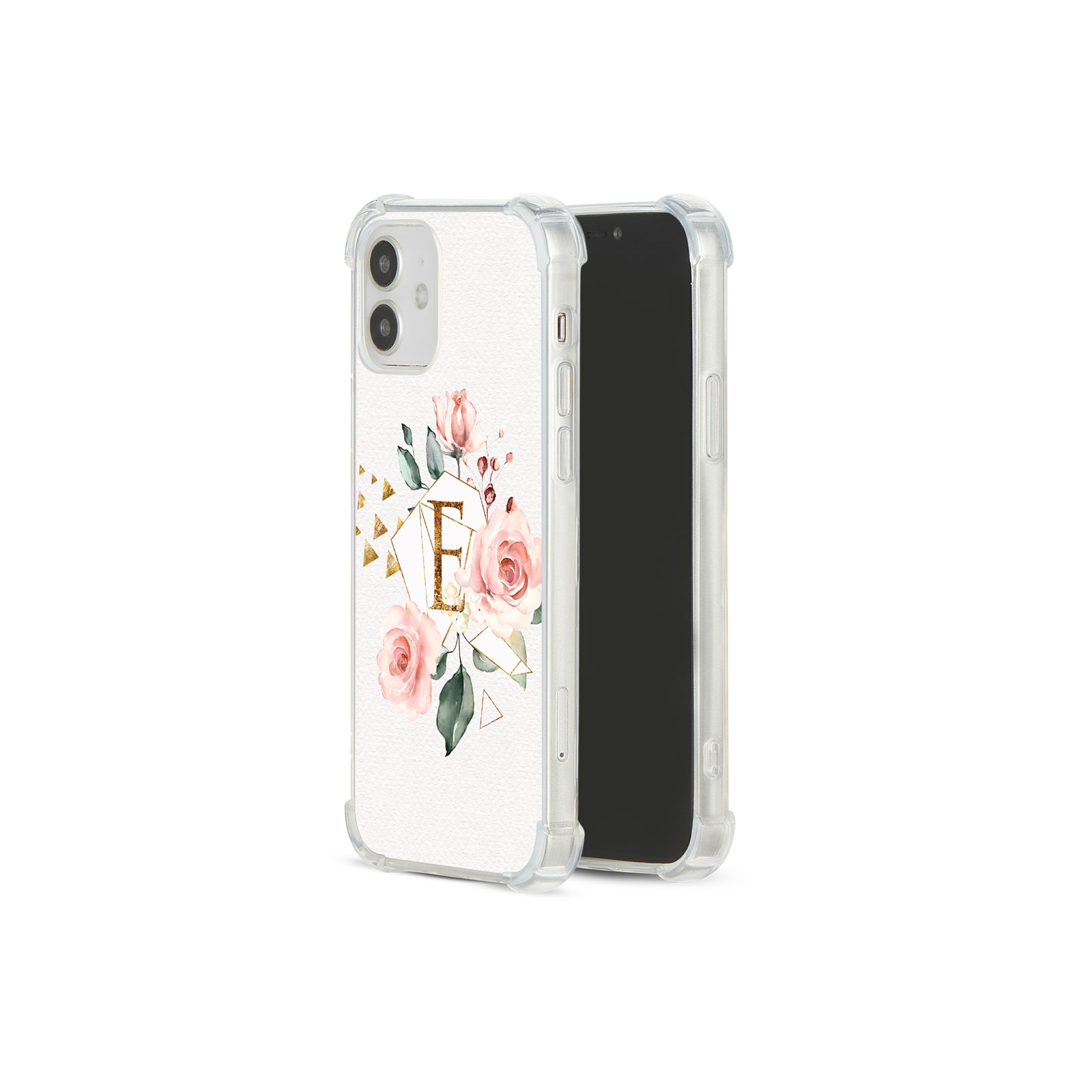 Tirita Personalised Phone Case Shockproof for iPhone 12 8 SE 6 Floral Leopard - Picture 27 of 82
