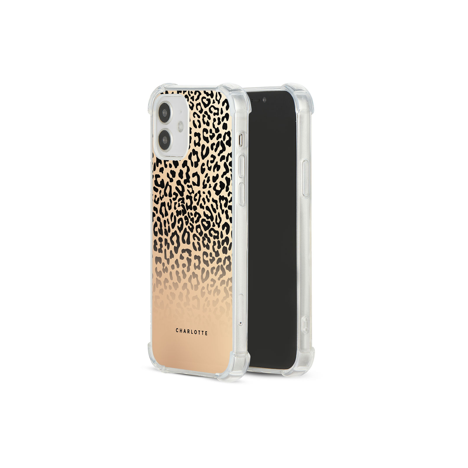 Tirita Personalised Phone Case Shockproof for iPhone 12 8 SE 6 Floral Leopard - Picture 39 of 82