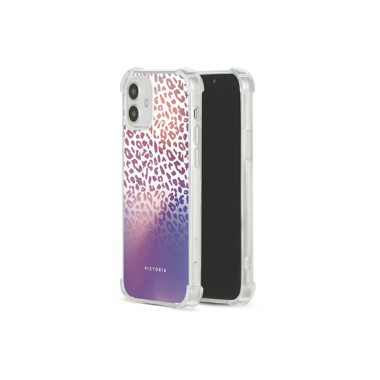 Tirita Personalised Phone Case Shockproof for iPhone 12 8 SE 6 Floral Leopard - Picture 43 of 82