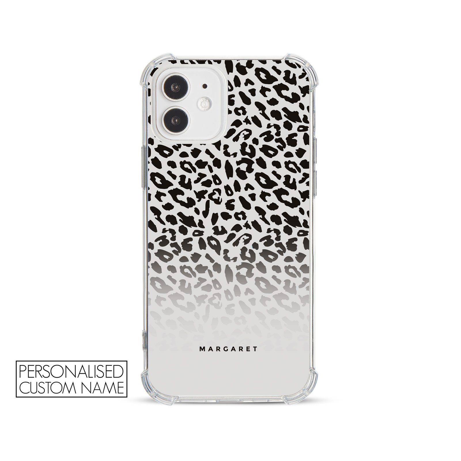 Tirita Personalised Phone Case Shockproof for iPhone 12 8 SE 6 Floral Leopard - Picture 46 of 82