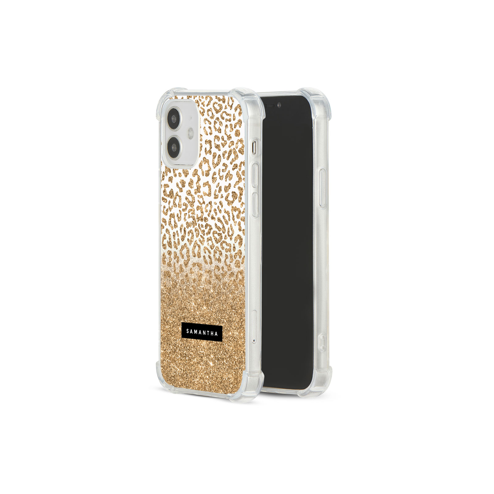 Tirita Personalised Phone Case Shockproof for iPhone 12 8 SE 6 Floral Leopard - Picture 51 of 82