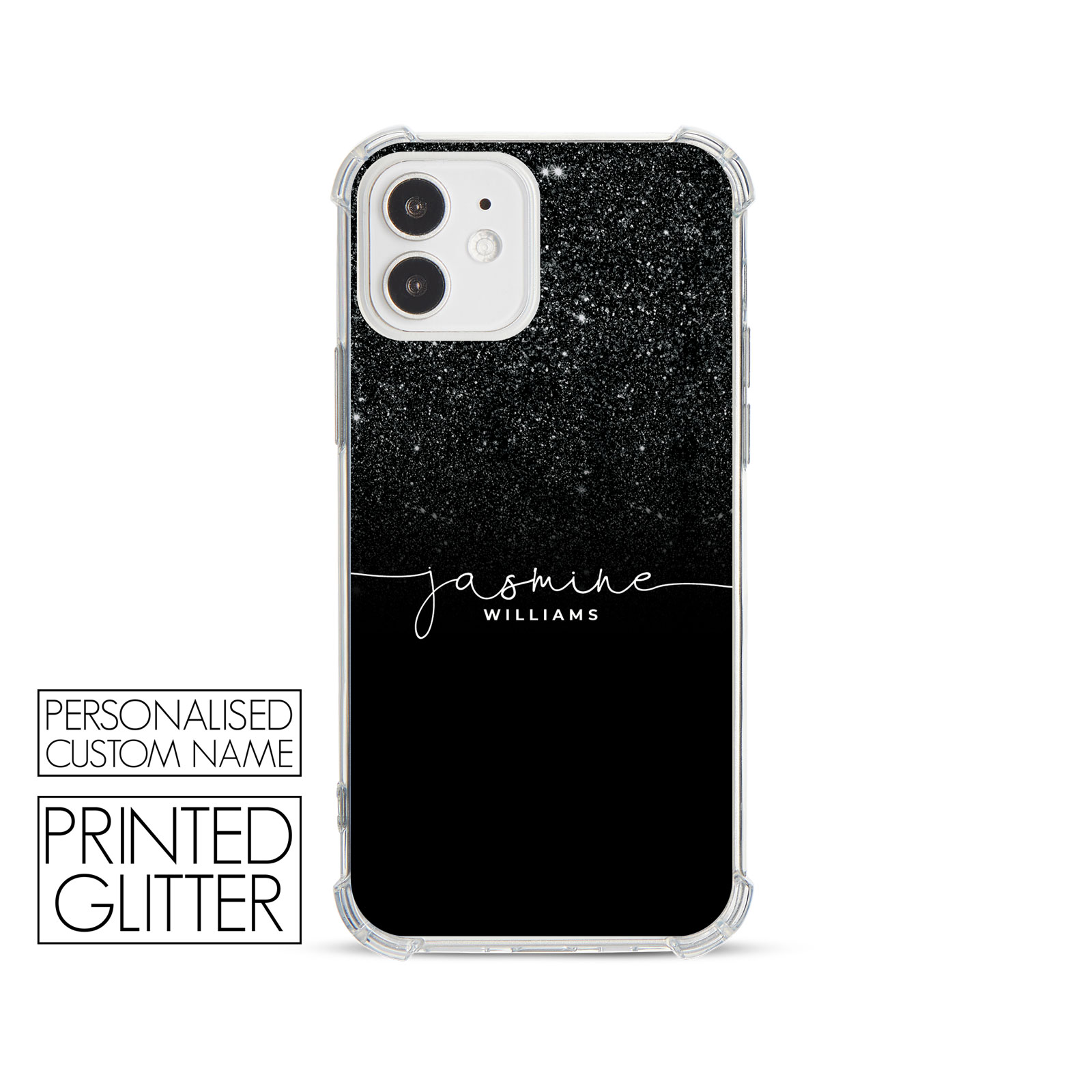Tirita Personalised Phone Case Shockproof for iPhone 12 8 SE 6 Floral Leopard - Picture 66 of 82