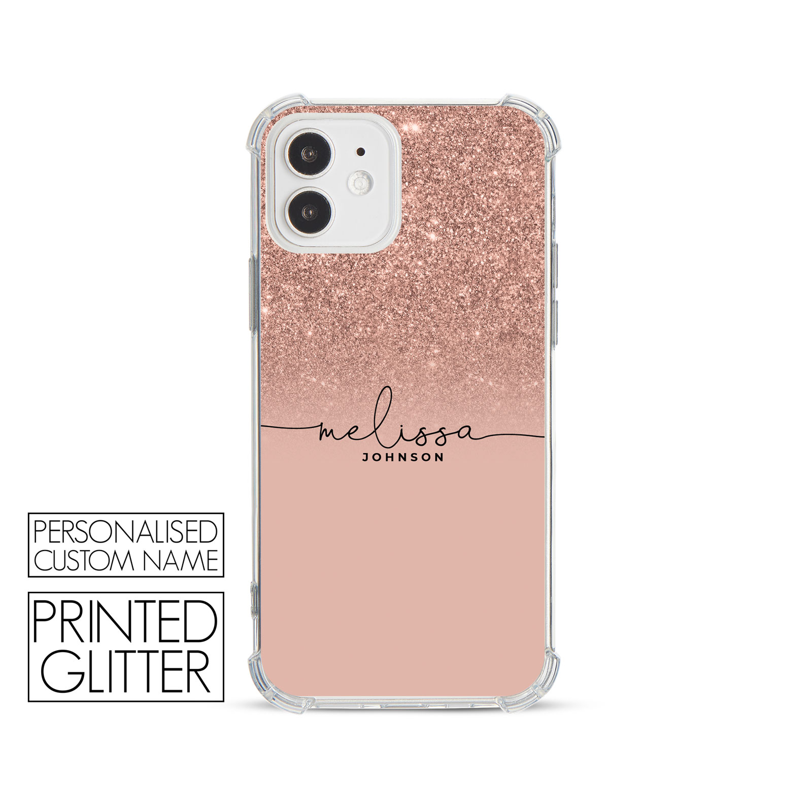Tirita Personalised Phone Case Shockproof for iPhone 12 8 SE 6 Floral Leopard - Picture 70 of 82