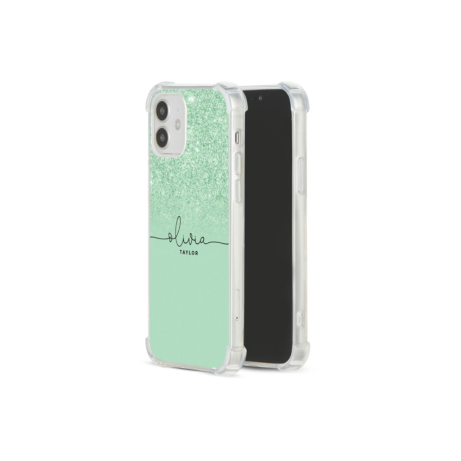 Tirita Personalised Phone Case Shockproof for iPhone 12 8 SE 6 Floral Leopard - Picture 75 of 82