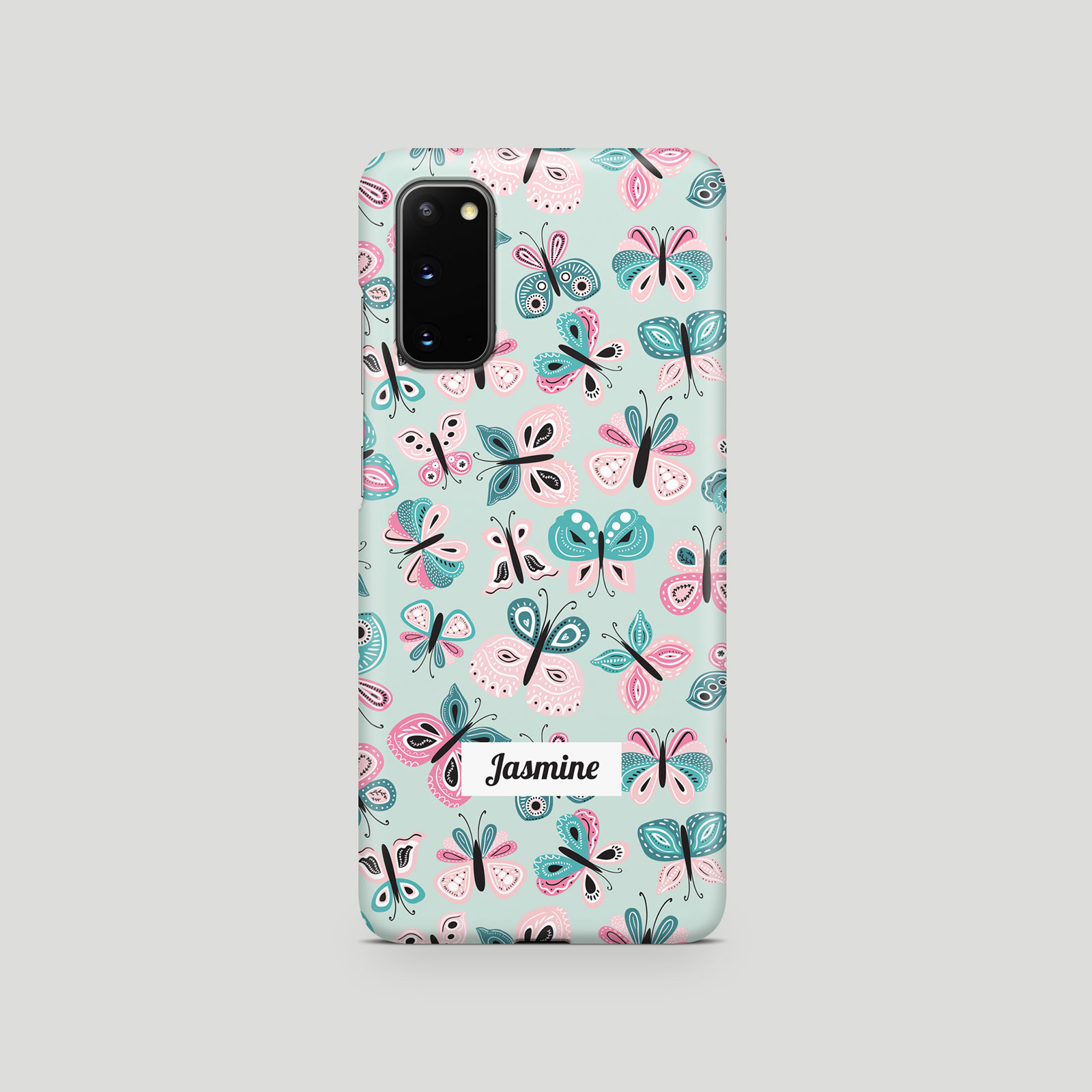 Tirita Personalised Case for Samsung S24 S23 S22 S8 Floral Colourful Butterflies - Picture 14 of 29