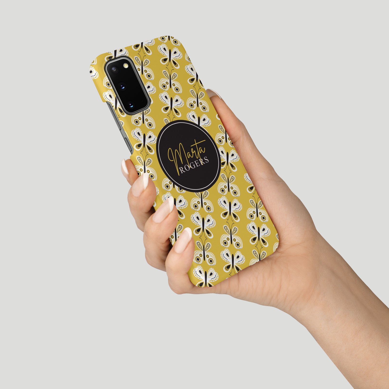 Tirita Personalised Case for Samsung S24 S23 S22 S8 Floral Colourful Butterflies - Picture 12 of 29