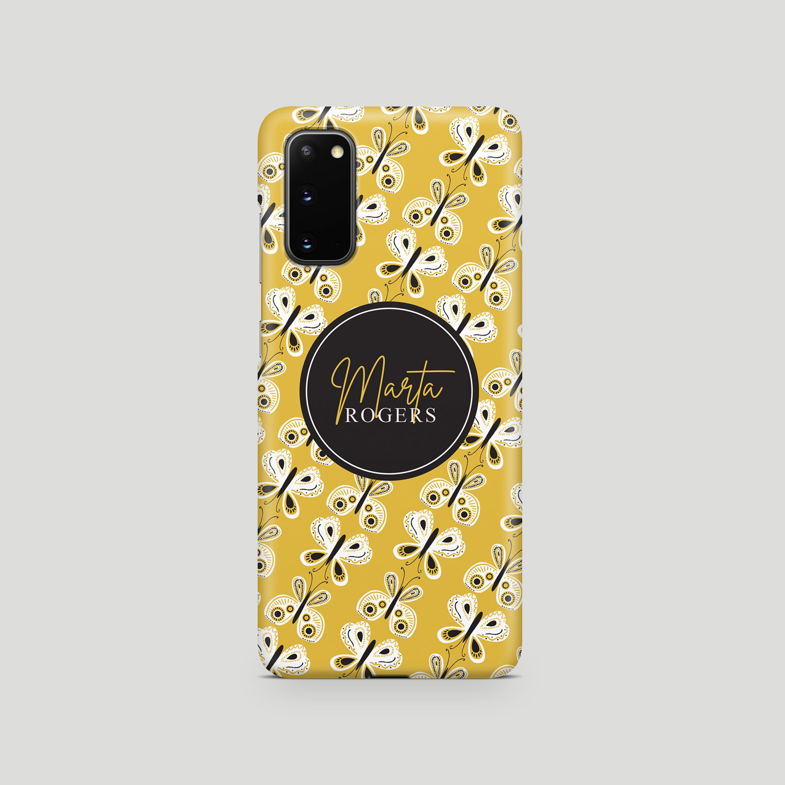 Tirita Personalised Case for Samsung S24 S23 S22 S8 Floral Colourful Butterflies - Picture 11 of 29