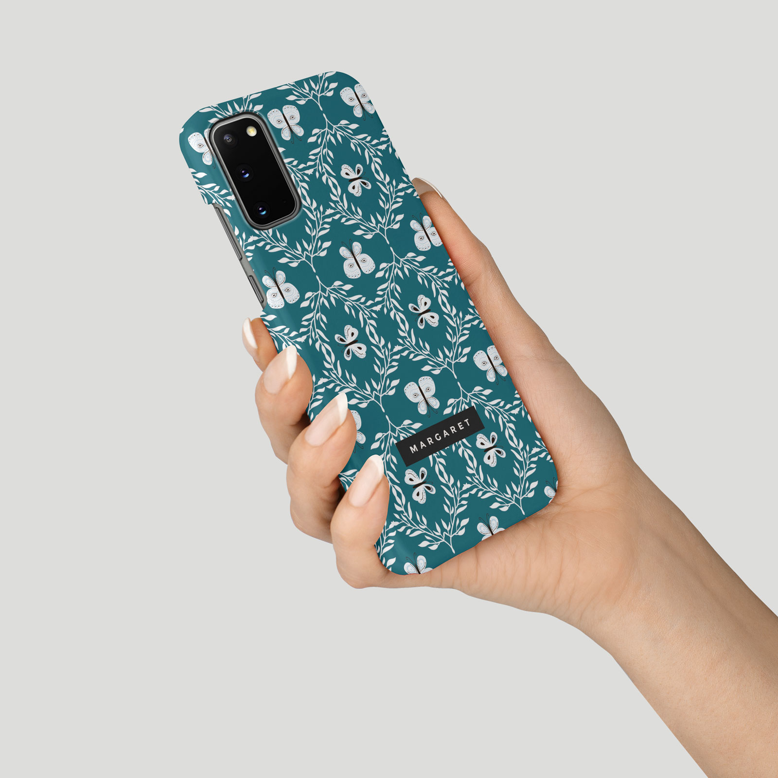 Tirita Personalised Case for Samsung S24 S23 S22 S8 Floral Colourful Butterflies - Picture 21 of 29