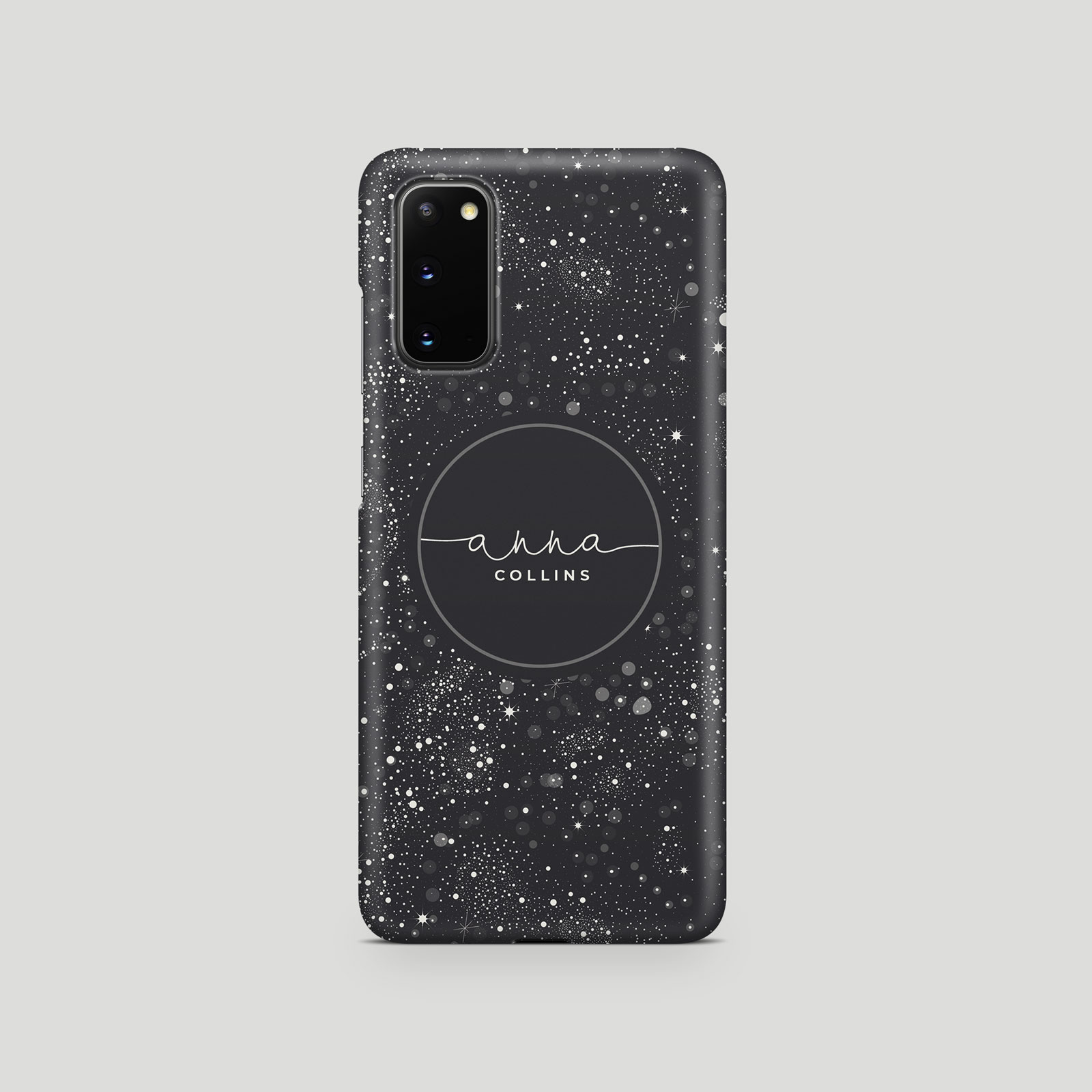 Tirita Personalised teléfono caso para Samsung S20 S10 S9 S7 Galaxy Moon Stars espacio