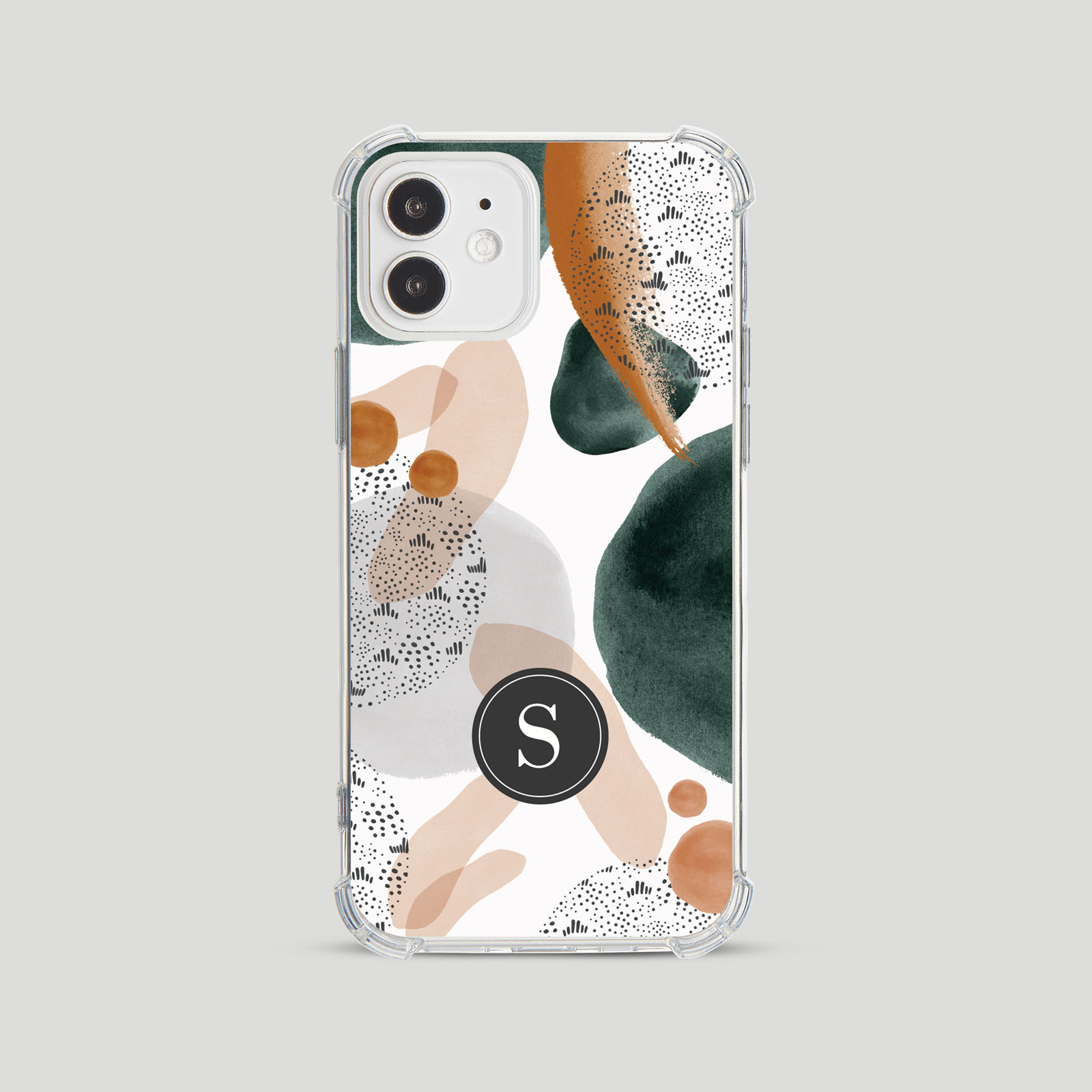 Tirita Personalised Phone Case Shockproof for iPhone 15 14 13 12 Boho Minimalist - Picture 30 of 38
