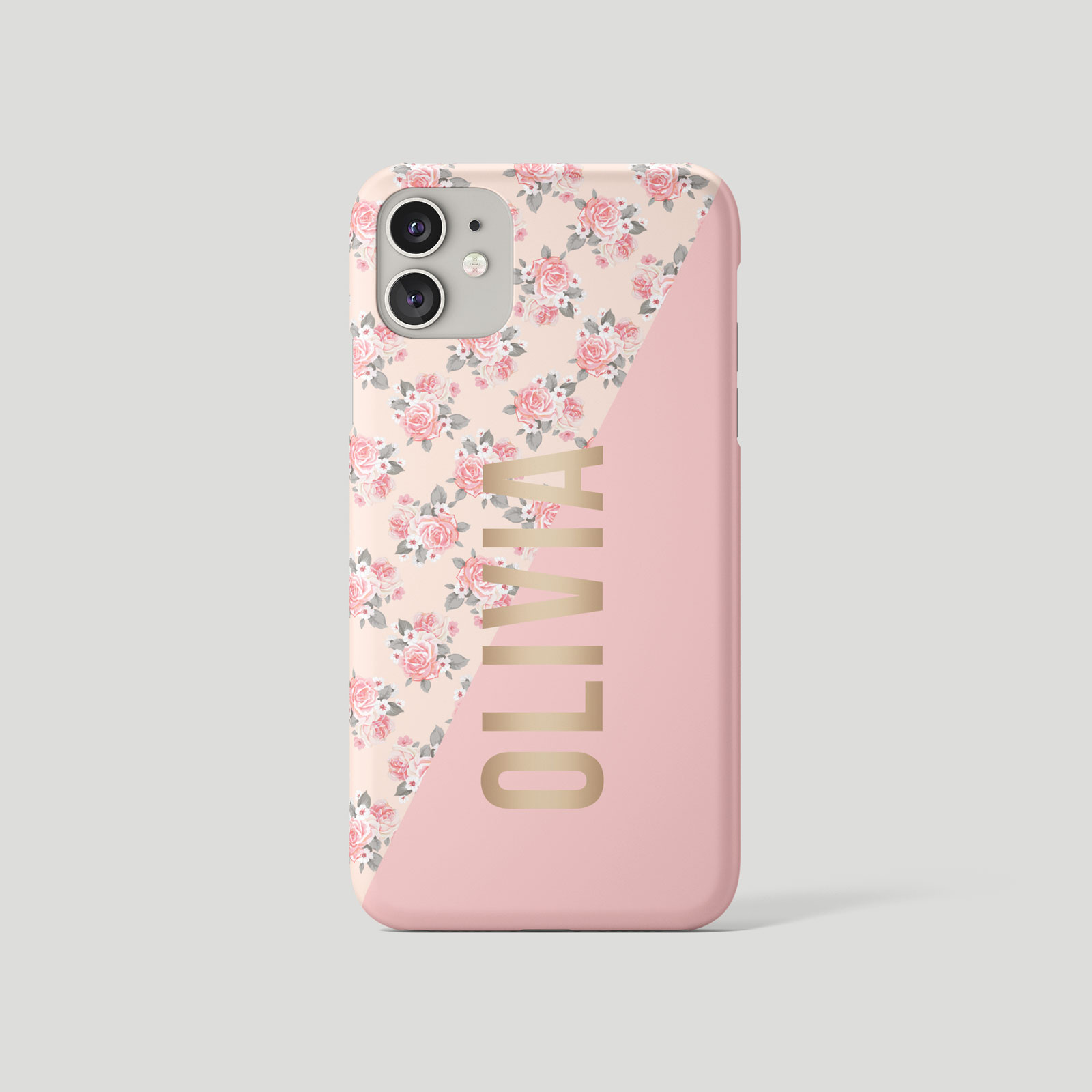 Tirita Personalised Phone Case for iPhone 16 15 14 13 12 11 XR Gold Shabby Chic - Picture 4 of 18