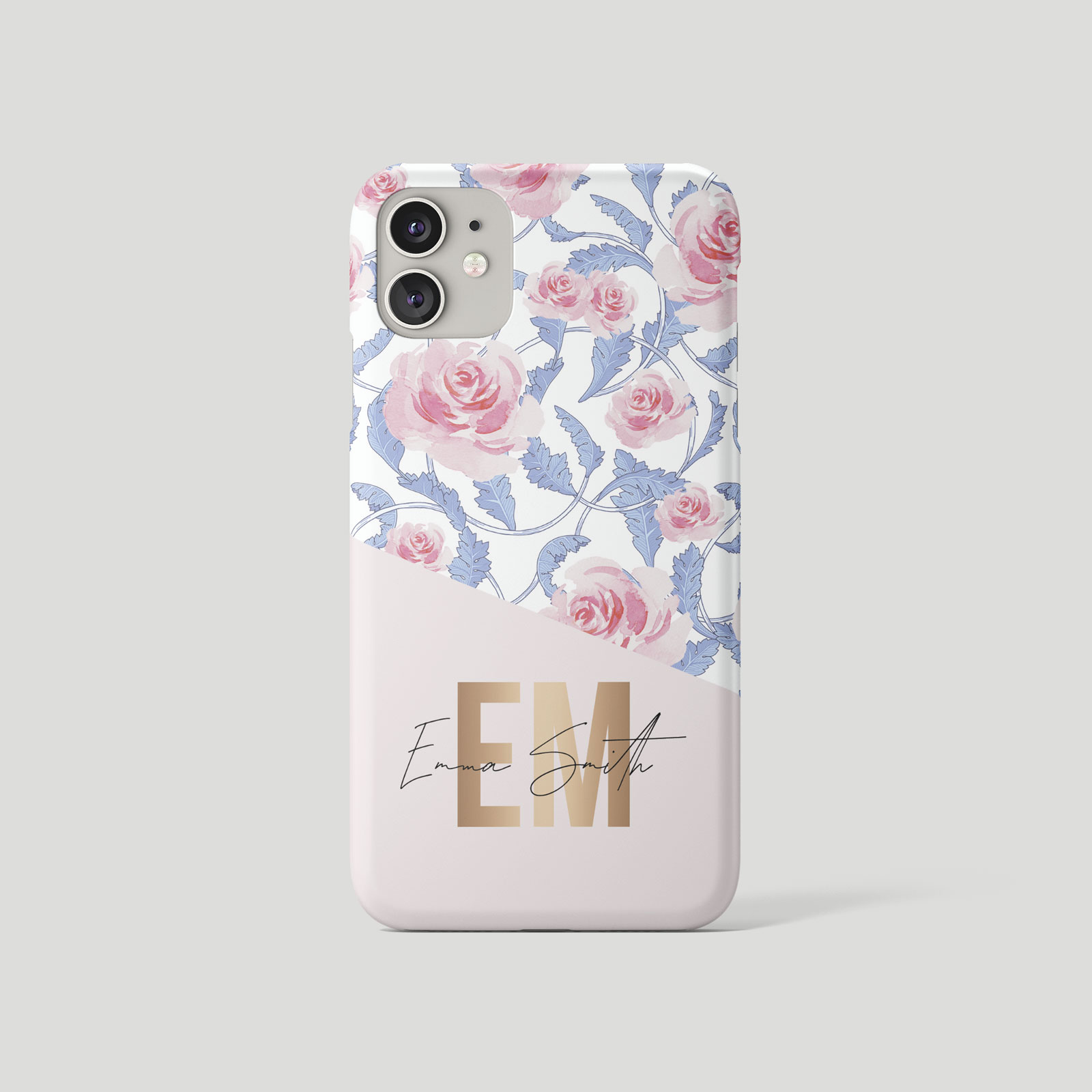 Tirita Personalised Phone Case for iPhone 16 15 14 13 12 11 XR Gold Shabby Chic - Picture 10 of 18