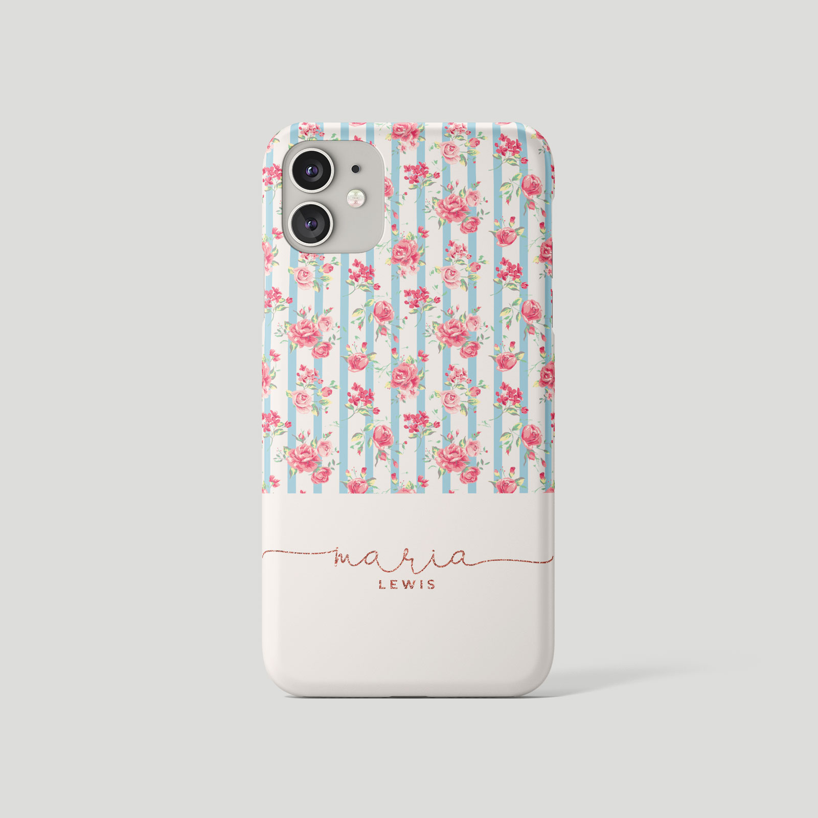 Tirita Personalised Phone Case for iPhone 16 15 14 13 12 11 XR Gold Shabby Chic - Picture 14 of 18