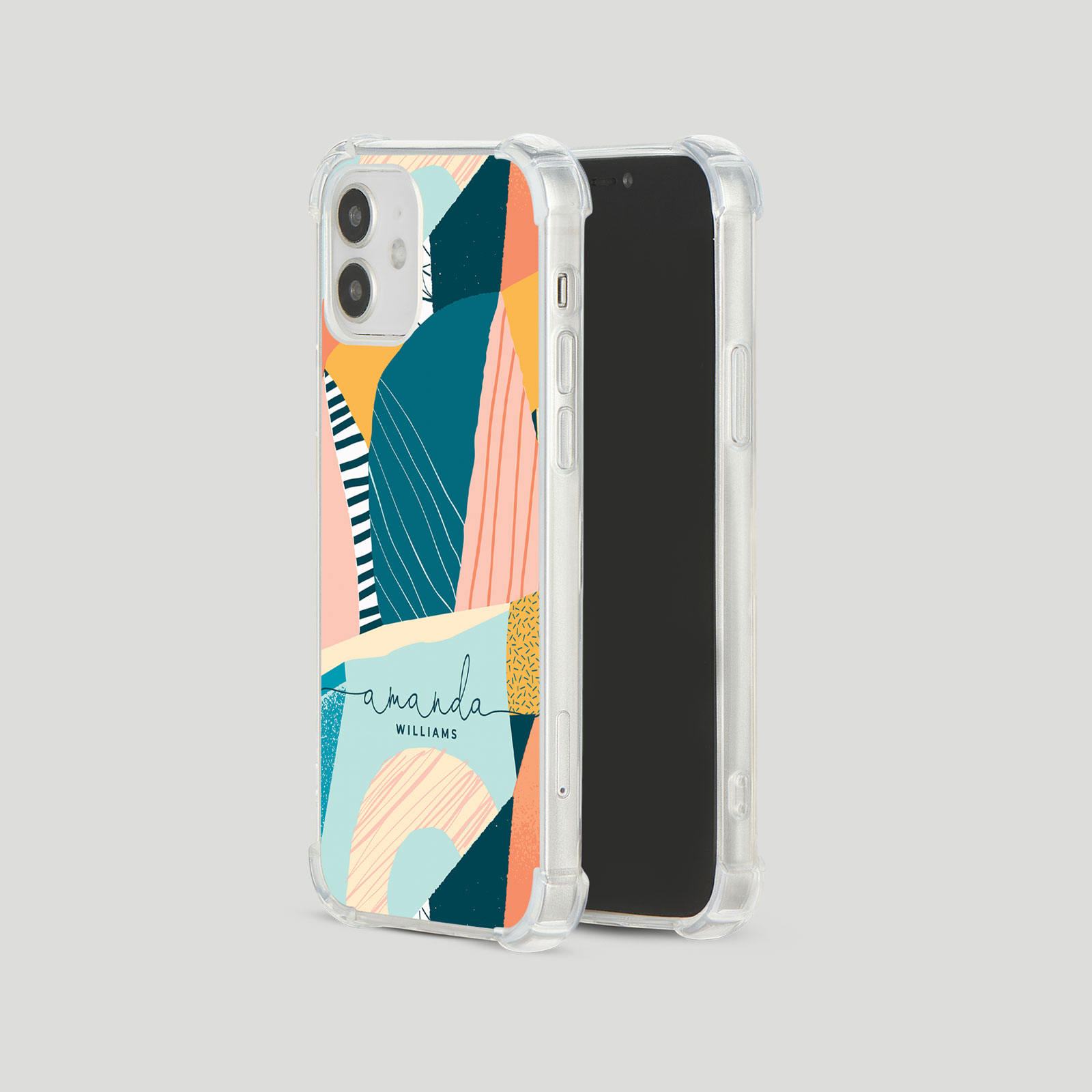 Tirita Personalised Shockproof Case for iPhone 15 14 13 12 Tropical Funky - Picture 3 of 42