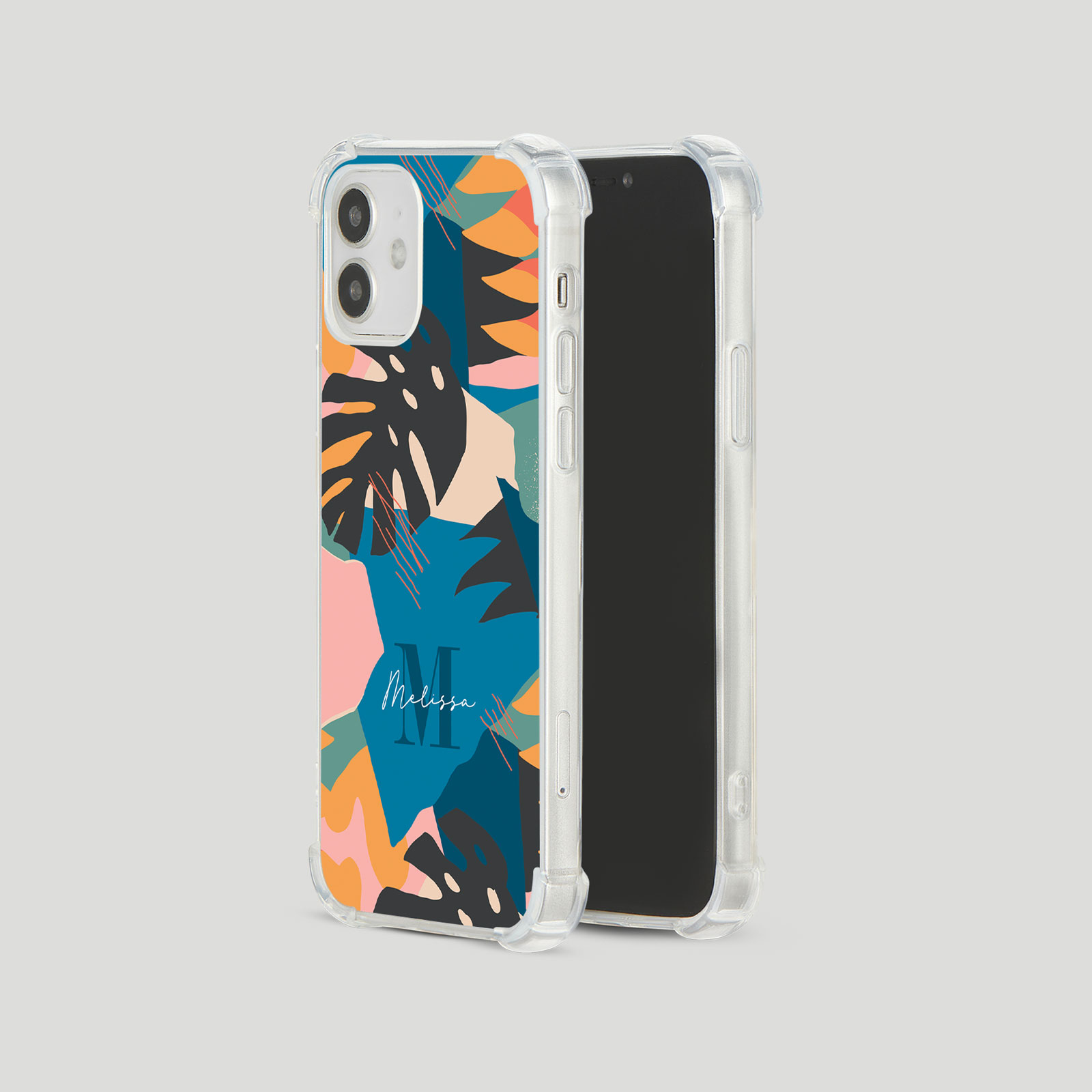 Tirita Personalised Shockproof Case for iPhone 15 14 13 12 Tropical Funky - Picture 19 of 42