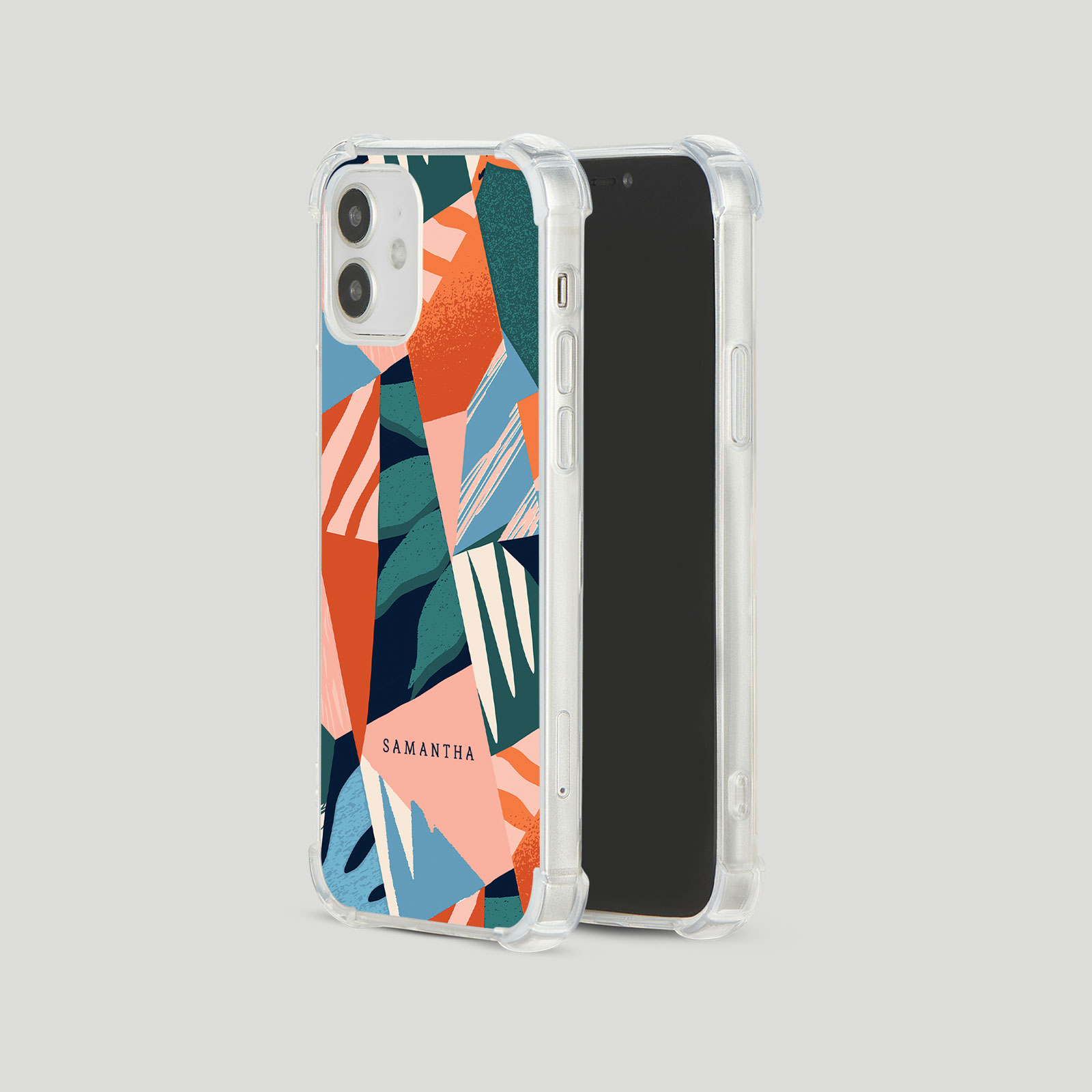 Tirita Personalised Shockproof Case for iPhone 15 14 13 12 Tropical Funky - Picture 27 of 42