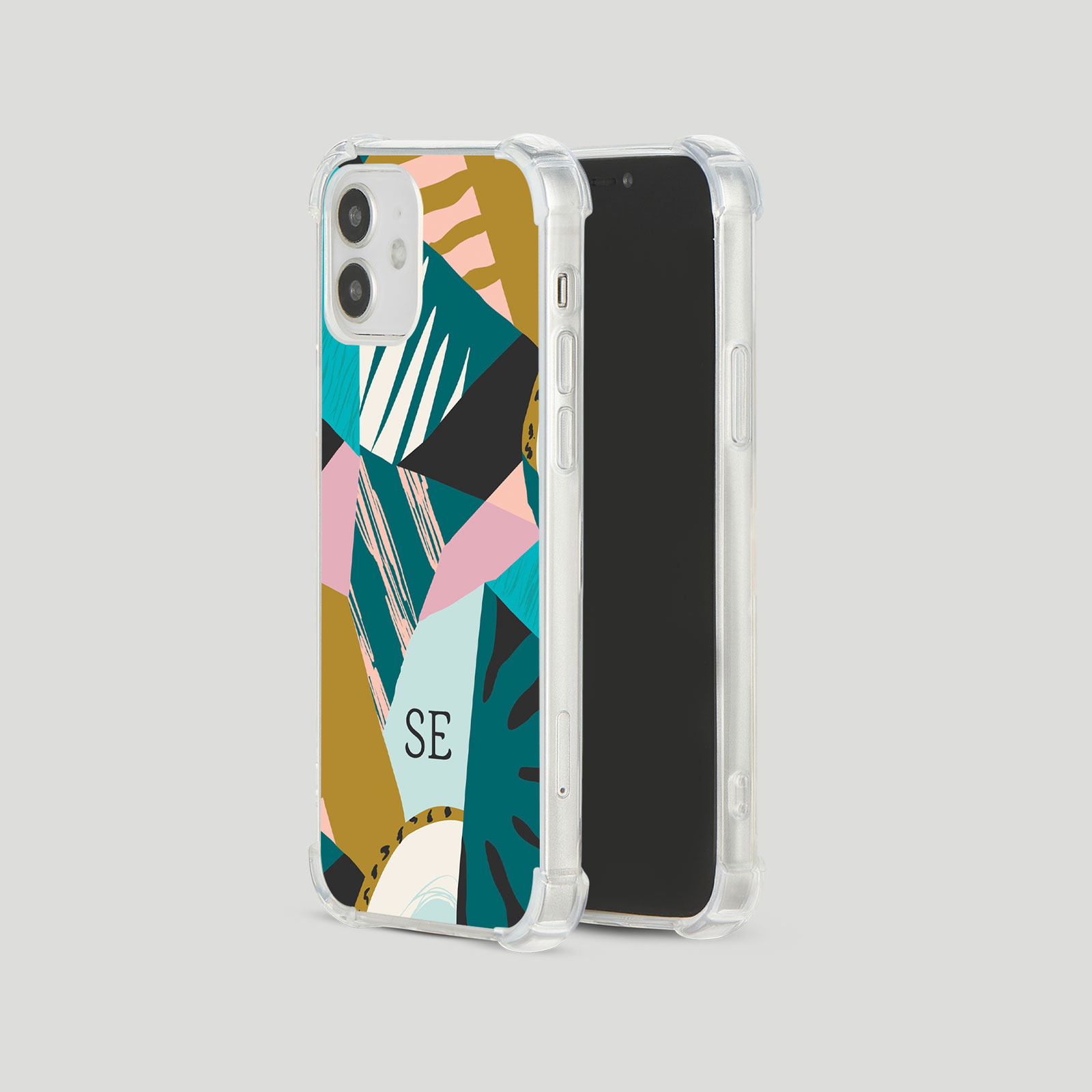 Tirita Personalised Shockproof Case for iPhone 15 14 13 12 Tropical Funky - Picture 31 of 42