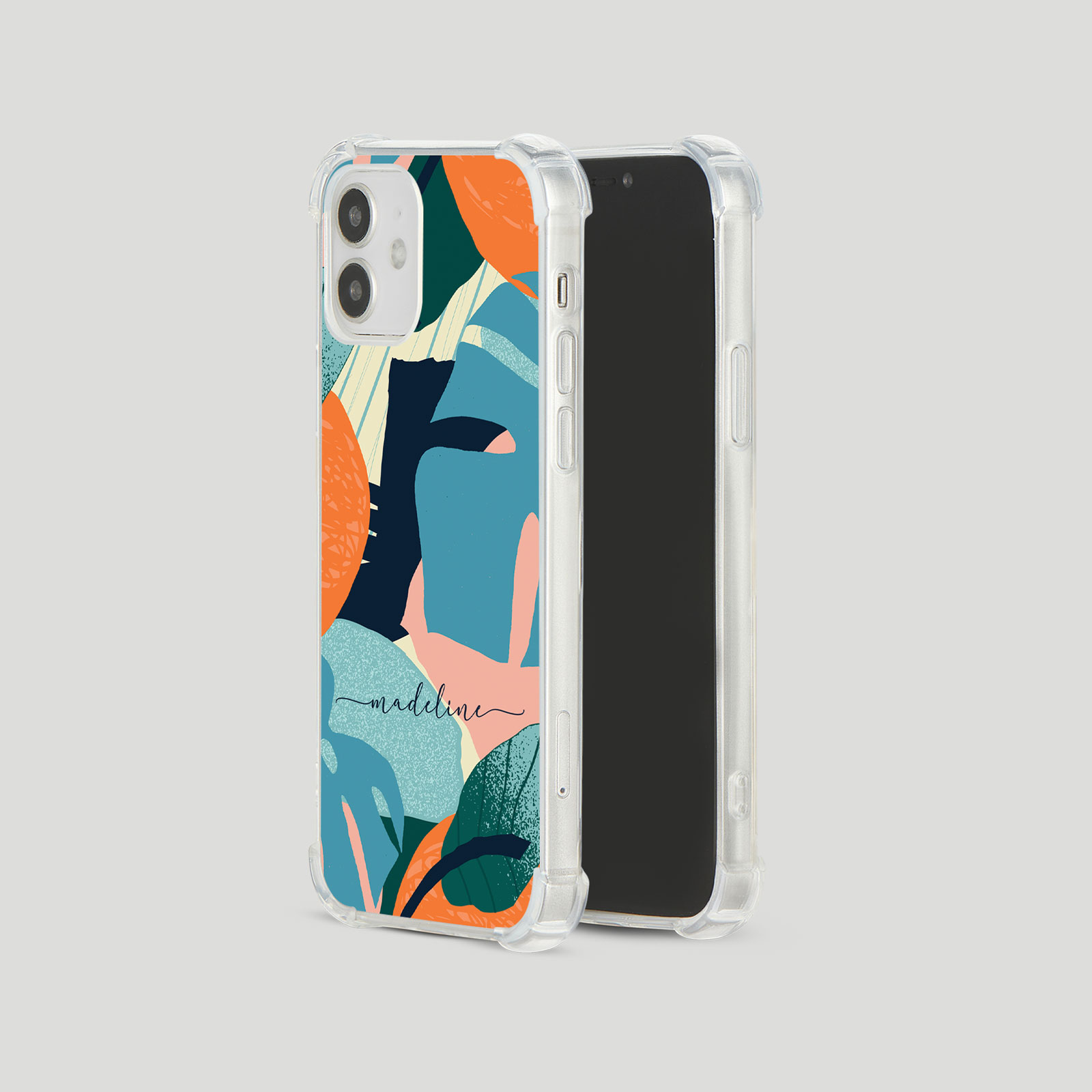 Tirita Personalised Shockproof Case for iPhone 15 14 13 12 Tropical Funky - Picture 35 of 42