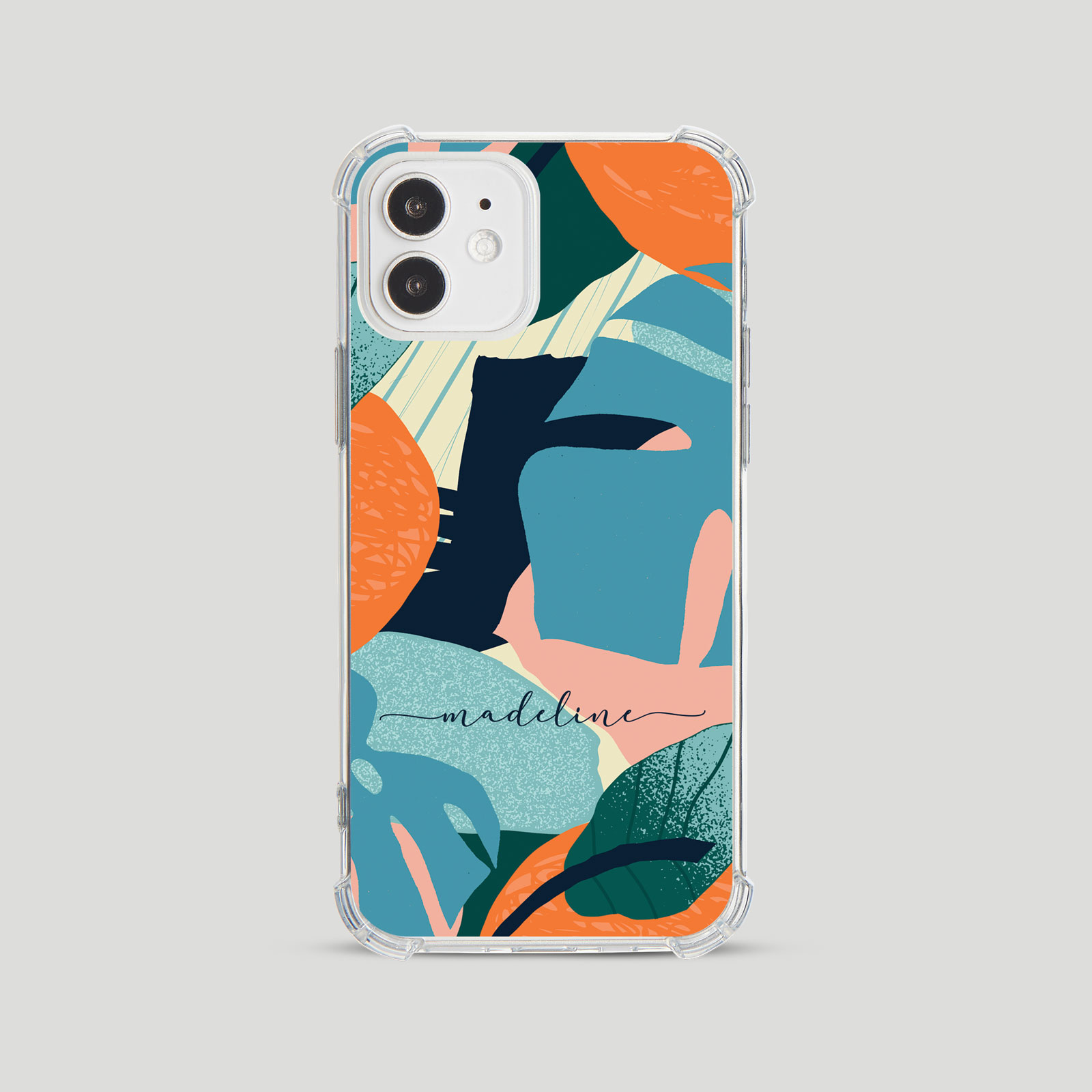 Tirita Personalised Shockproof Case for iPhone 15 14 13 12 Tropical Funky - Picture 34 of 42
