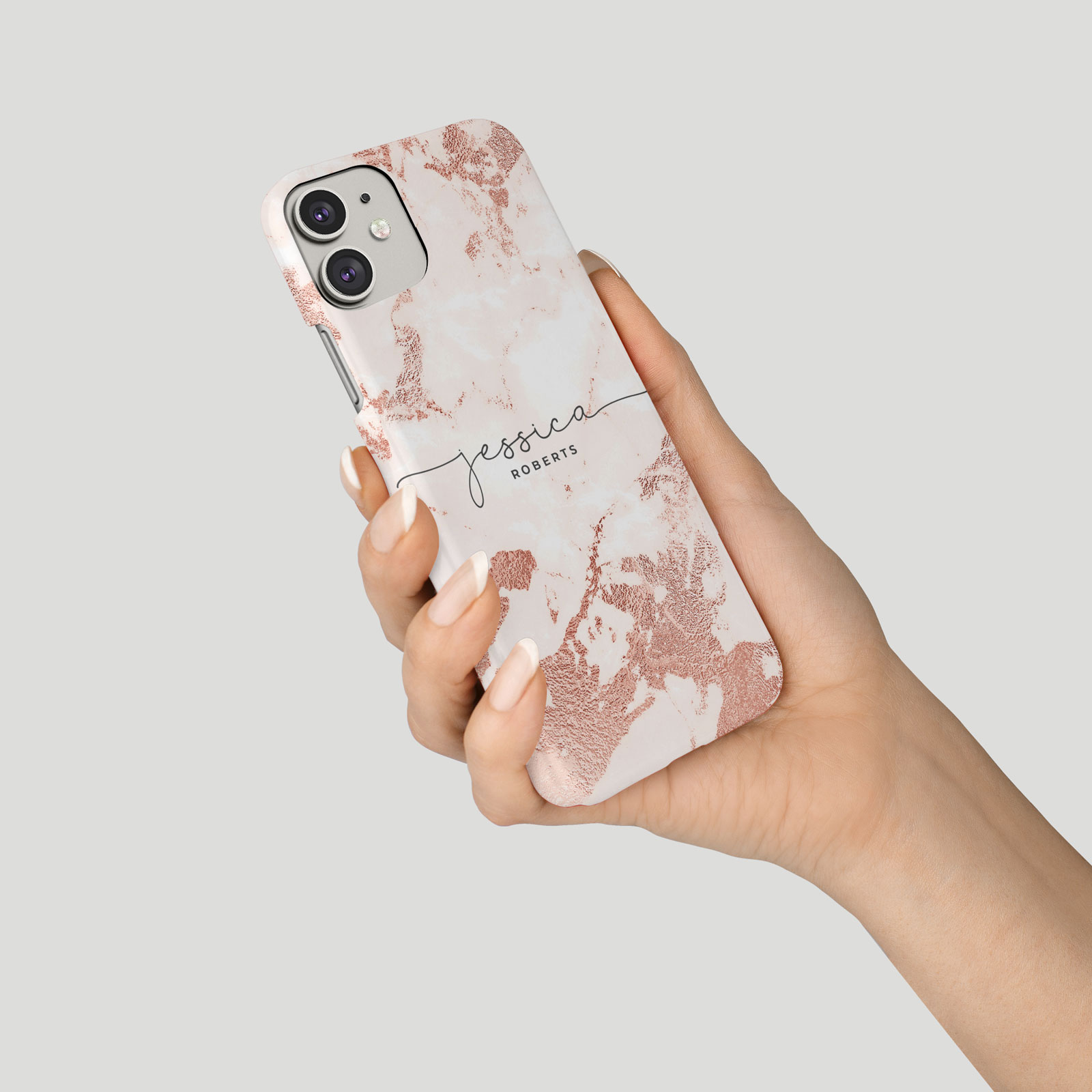 Tirita Personalised Phone Case for iPhone 16 15 14 13 12 11 Marble Gilded Golden - Picture 17 of 18