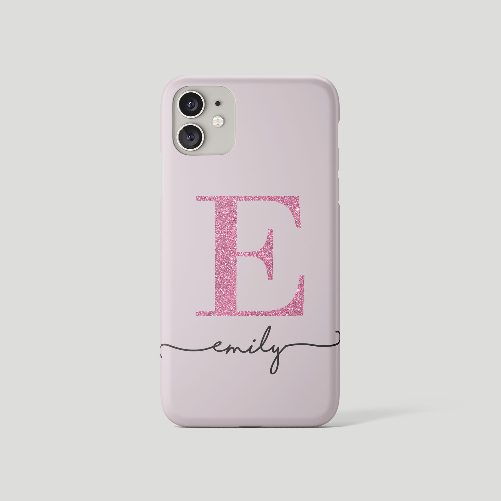 Tirita Personalised Phone Case for iPhone 16 15 14 13 12 11 Gold Monogram Pink - Picture 8 of 18