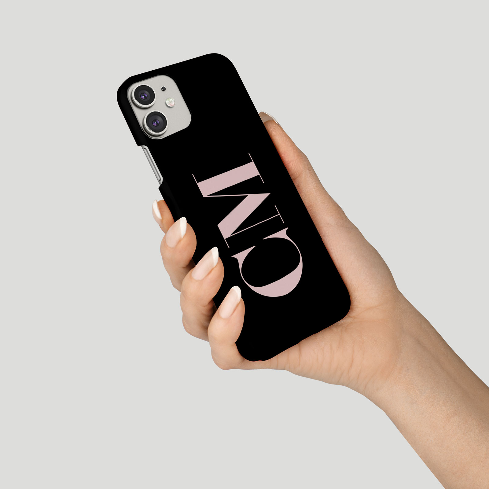 Tirita Personalised Phone Case for iPhone 16 15 14 13 12 11 Gold Monogram Pink - Picture 13 of 18