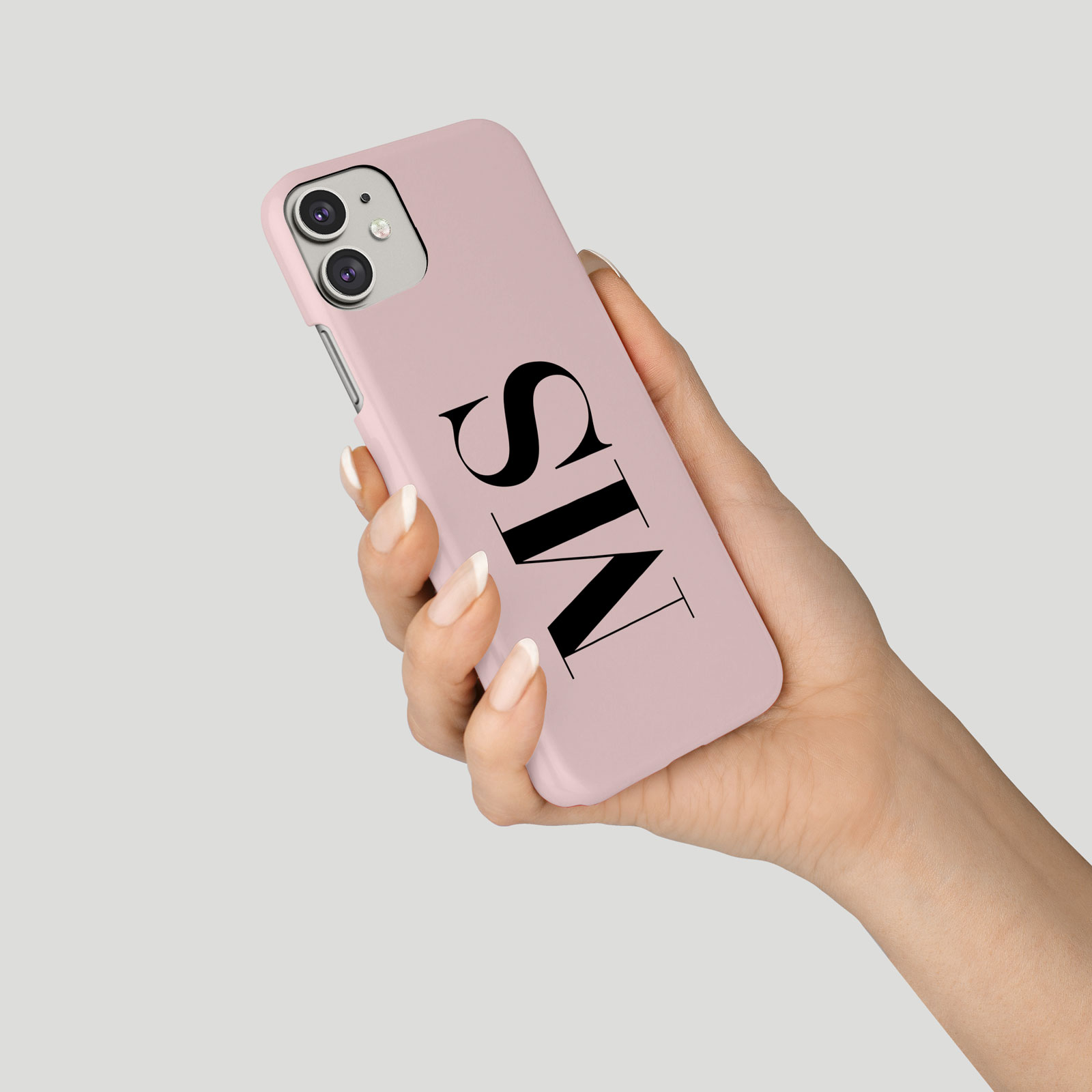 Tirita Personalised Phone Case for iPhone 16 15 14 13 12 11 Gold Monogram Pink - Picture 15 of 18