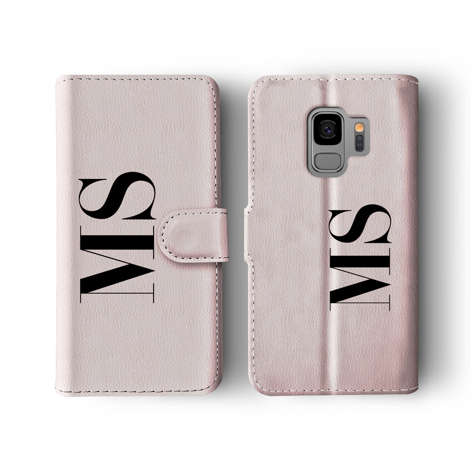 Tirita Personalised Wallet Flip Case for Samsung S23 S22 S20 S9 Rose Gold Pink - Picture 20 of 26