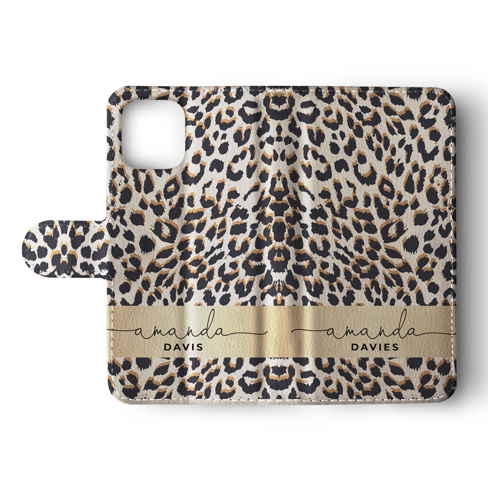 Tirita Personalised Wallet Flip Case for iPhone 16 15 14 13 Space Stars Animal - Picture 6 of 26