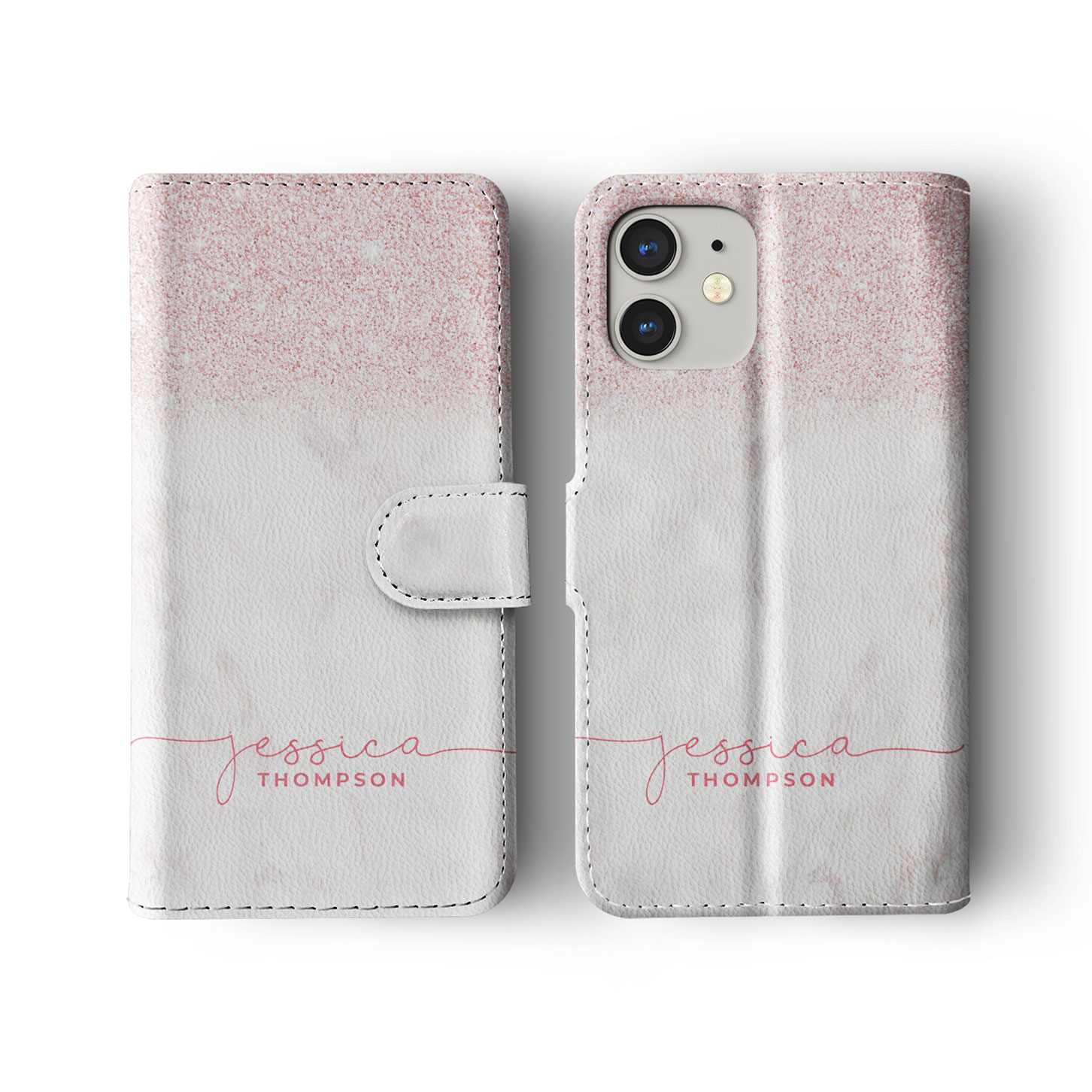 Tirita Personalised Wallet Flip Case for iPhone 16 15 14 13 Space Stars Animal - Picture 8 of 26