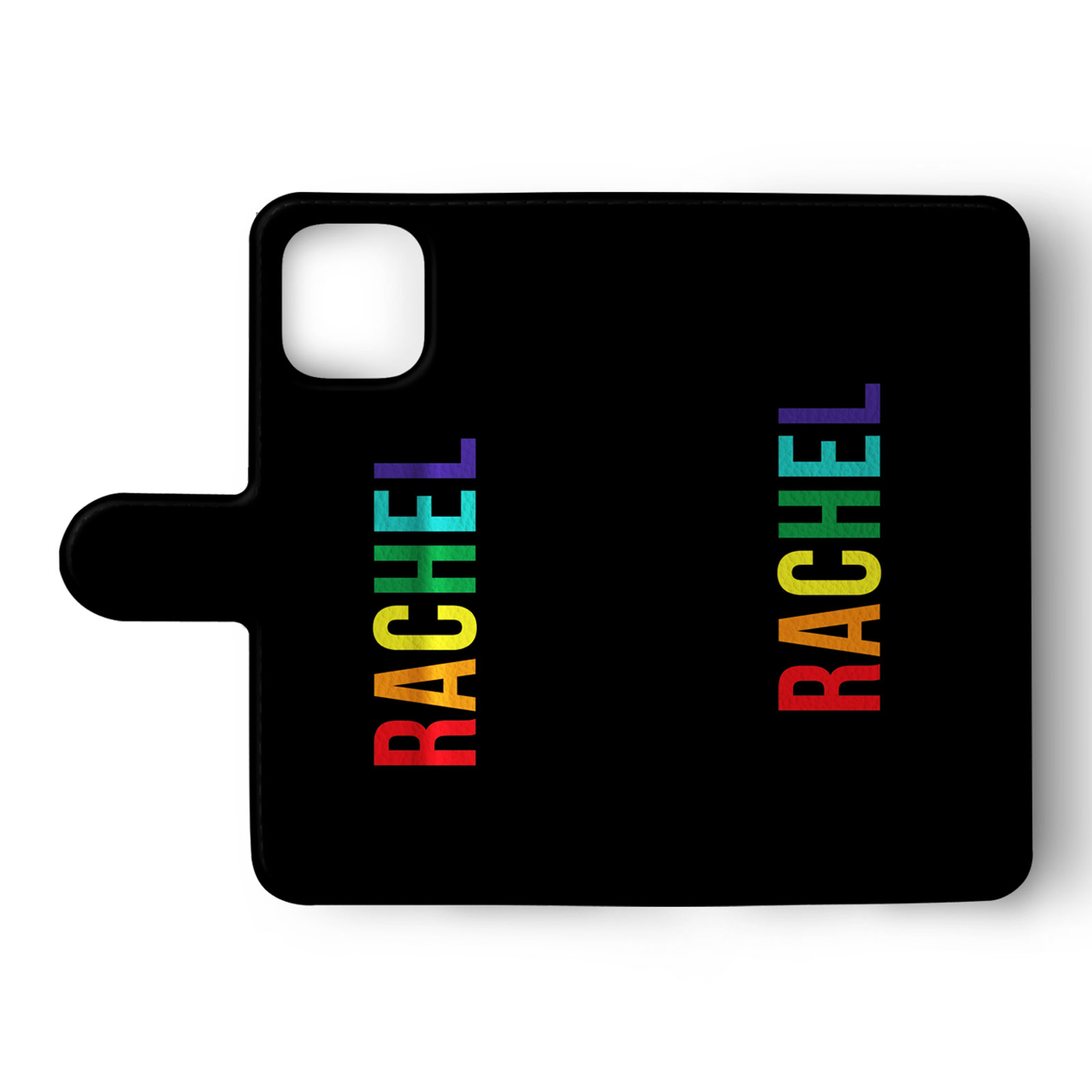 Tirita Personalised Wallet Flip Case for iPhone 15 14 13 12 11 SE Colourful Name - Picture 3 of 29
