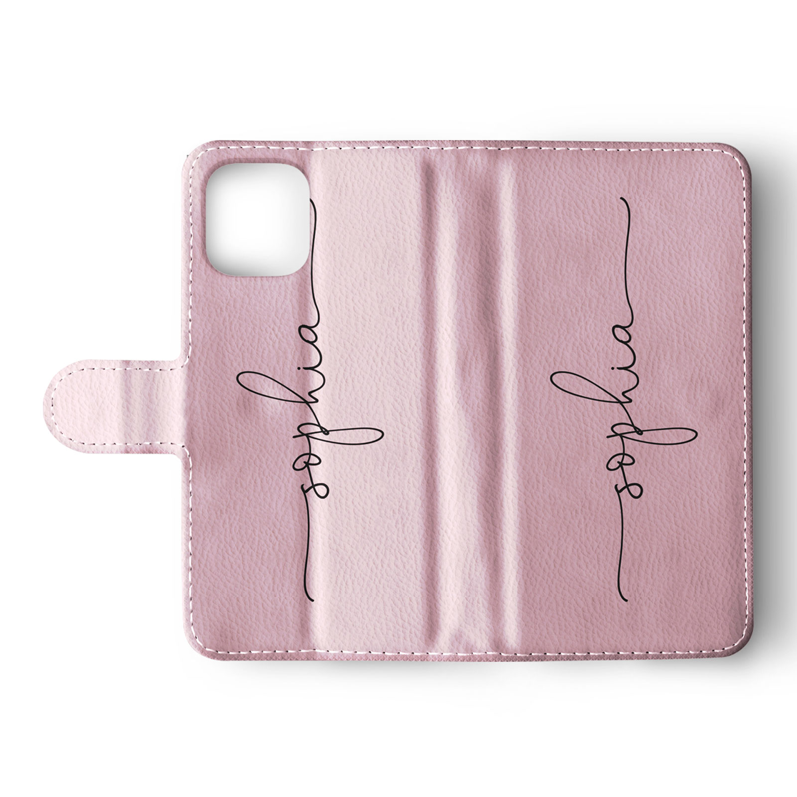 Tirita Personalised Wallet Flip Case for iPhone 15 14 13 12 11 SE Colourful Name - Picture 6 of 29