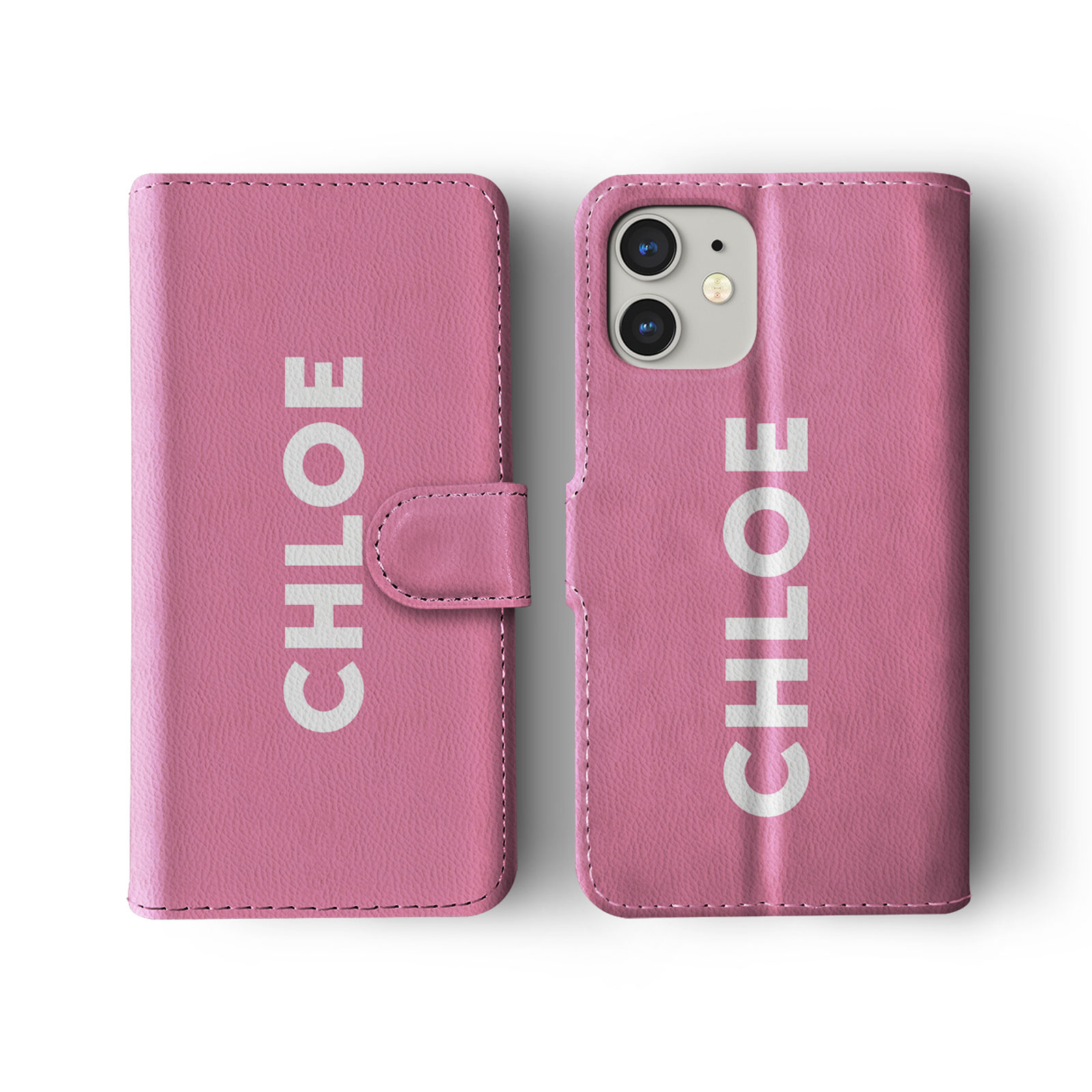 Tirita Personalised Wallet Flip Case for iPhone 15 14 13 12 11 SE Colourful Name - Picture 14 of 29