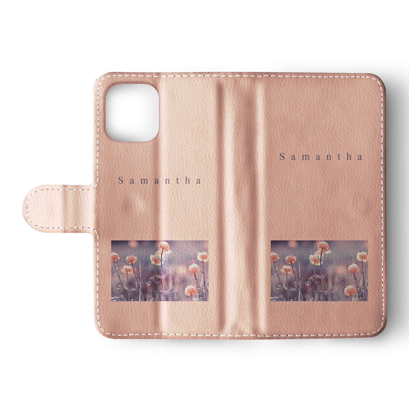 Tirita Personalised Wallet Flip Case for iPhone 16 15 14 Vintage Spring Floral - Picture 21 of 26