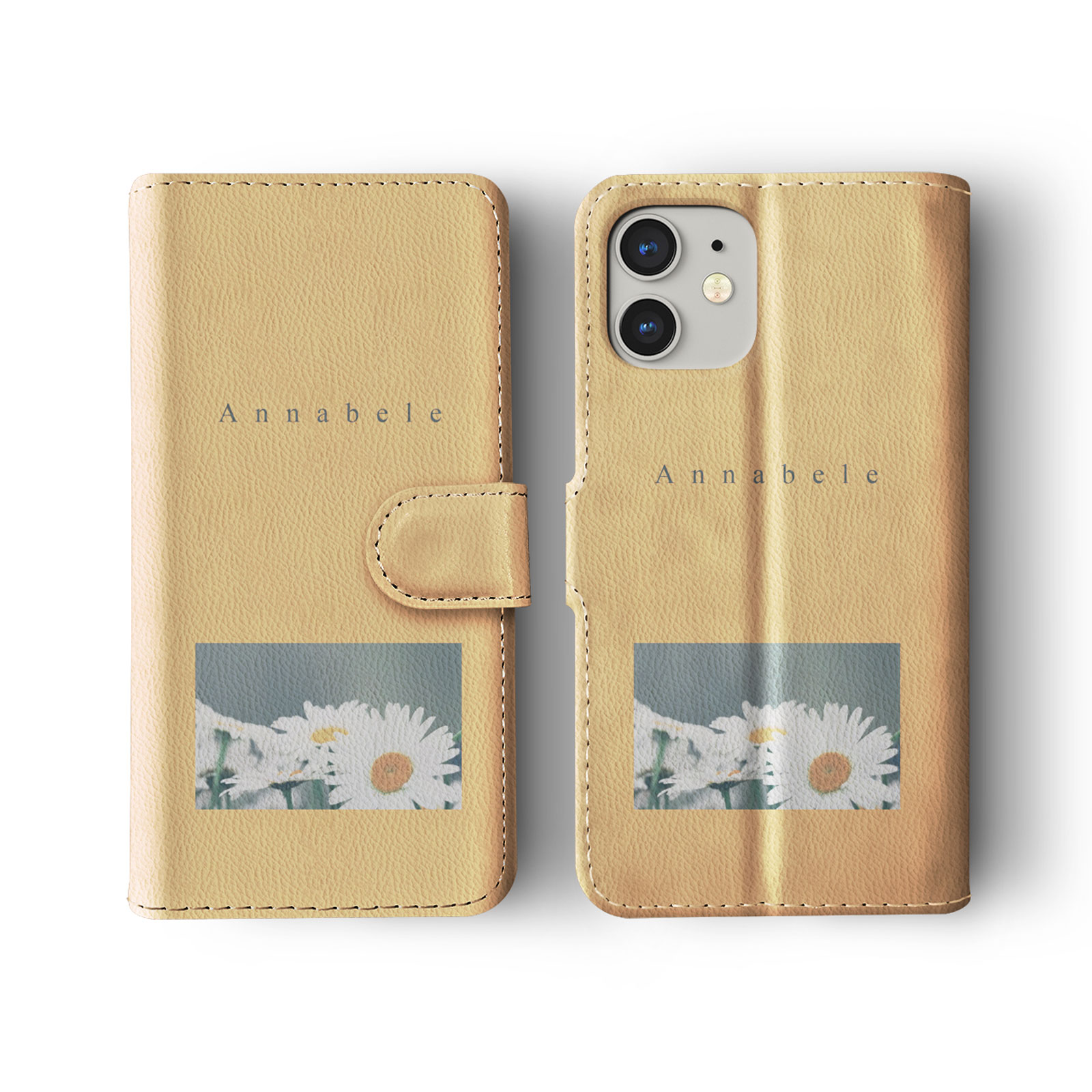 Tirita Personalised Wallet Flip Case for iPhone 16 15 14 Vintage Spring Floral - Picture 23 of 26
